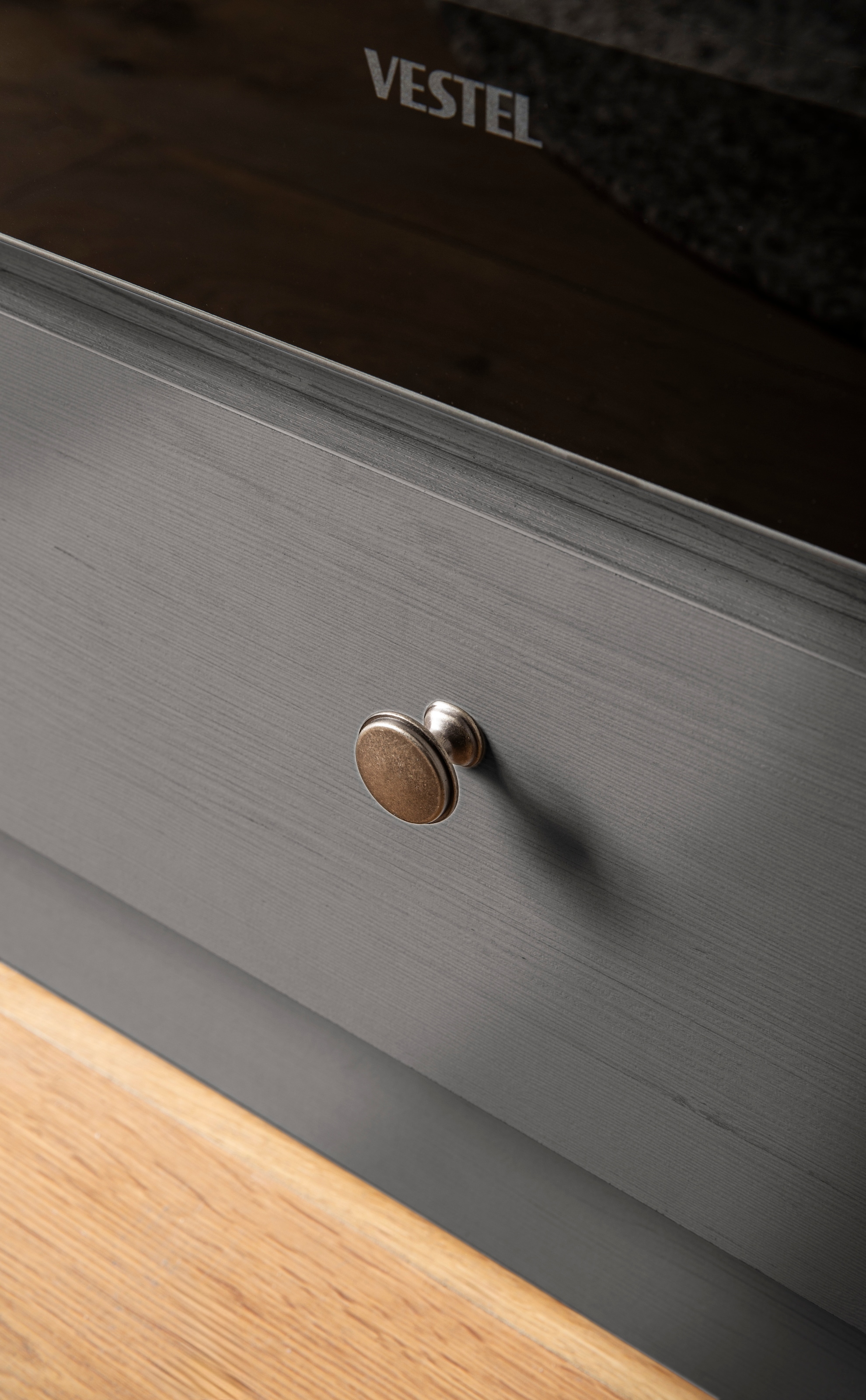 KOCHSTATION Herdumbauschrank »KS-Westminster, Herdumbau, Unterschrank, Ofenschrank, Küchenschrank« Breite 63 cm, Nischenmass B/T/H 56,8/62,5/58,8 cm, mit 1 Schubkasten