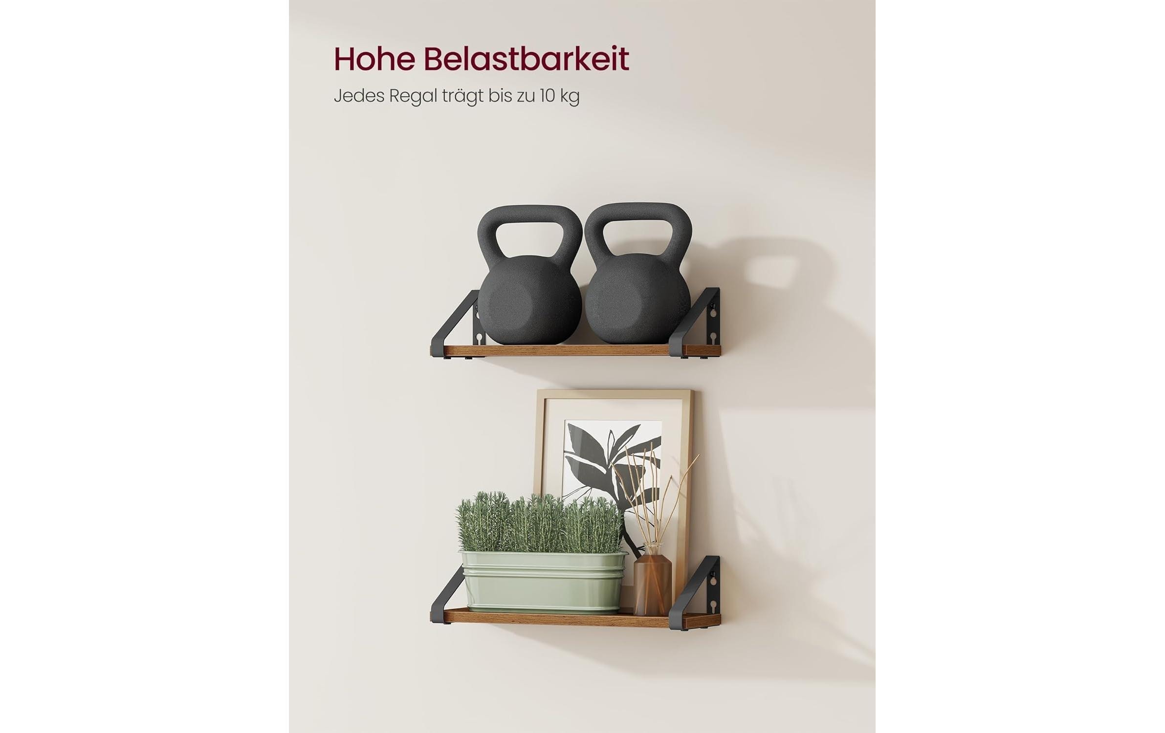 VASAGLE Étagère murale »Industrial«