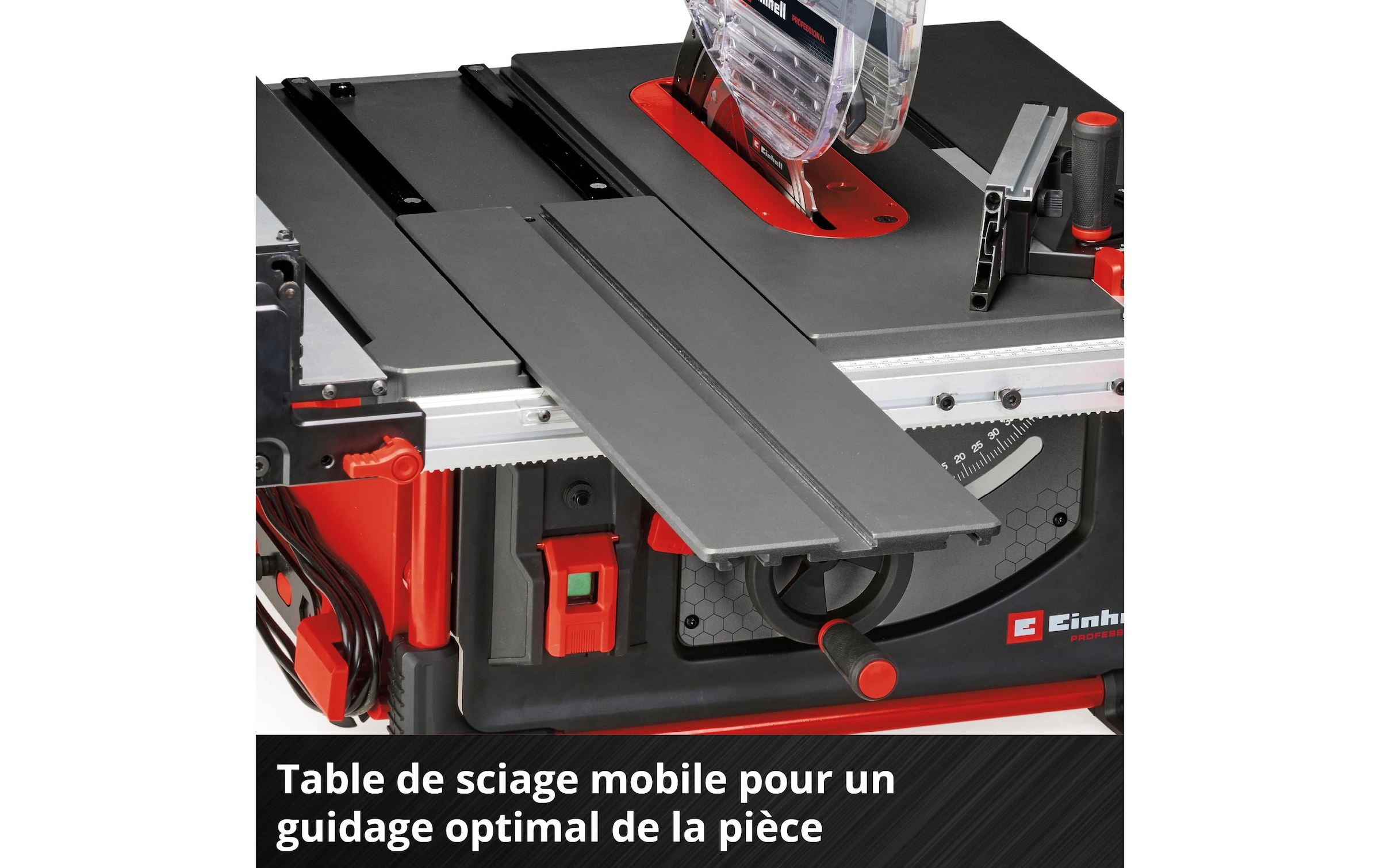   Tischkreissäge »TP-CC 10 T« mit Arbeitstisch aus Aluminiumguss mit höhenverstellbarer Tischeinlage