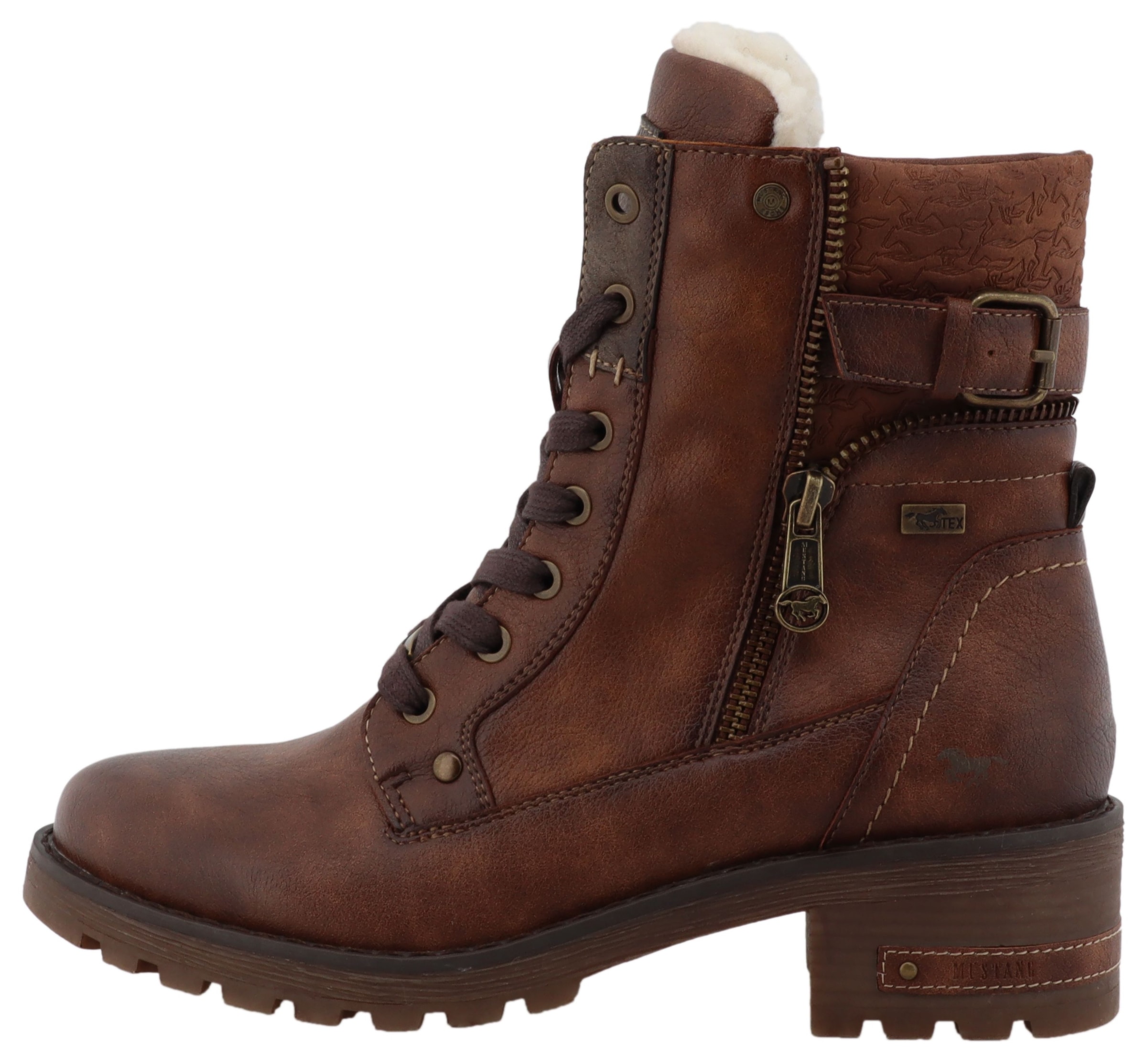 Mustang Shoes Bottes d'hiver »Haukea«  bottines d'hiver, boots avec fermeture éclair intérieure