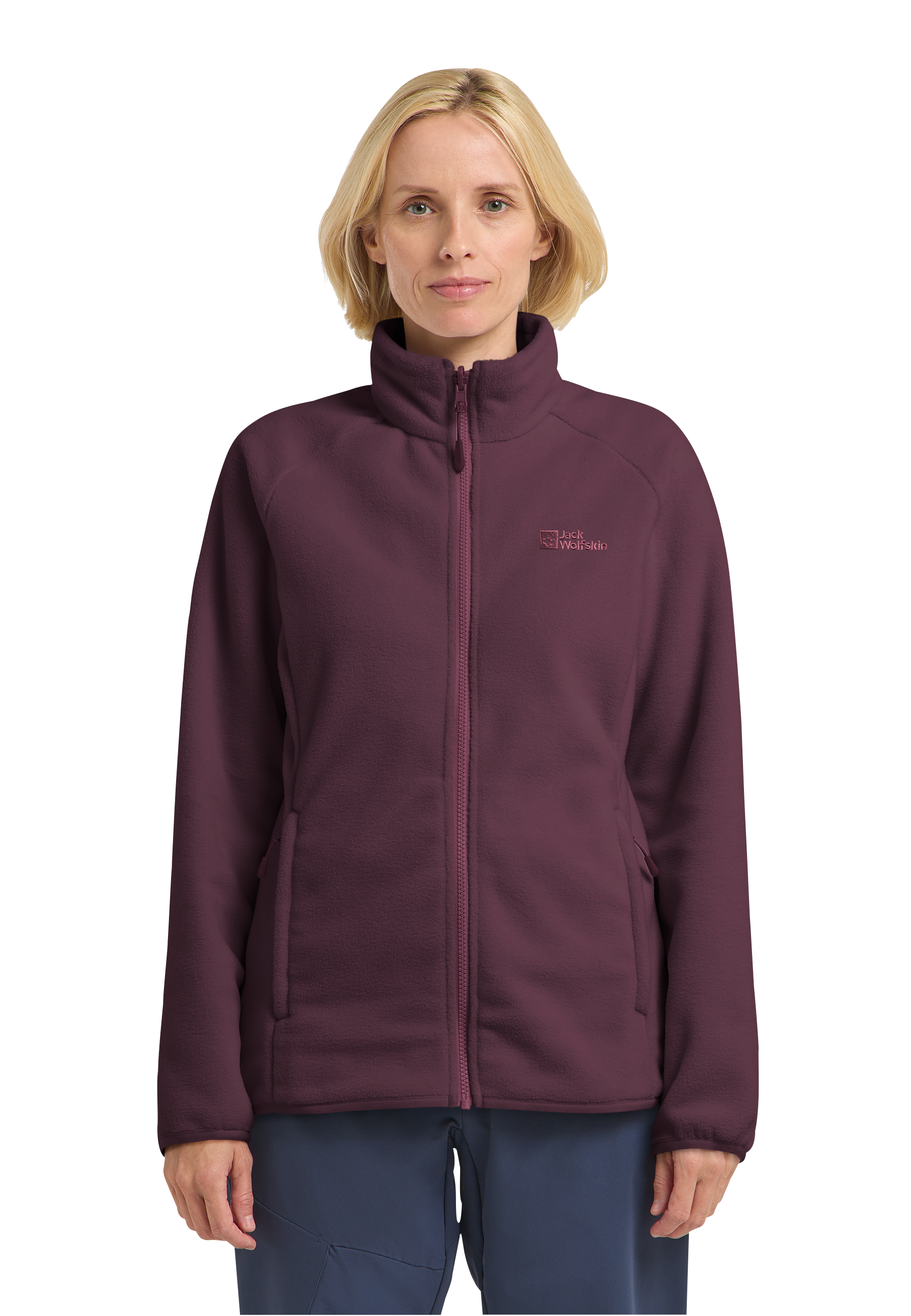 Jack Wolfskin Veste polaire »Moonrise« für Wandern und Trekking, aus recyceltem POLARTEC 200-Material