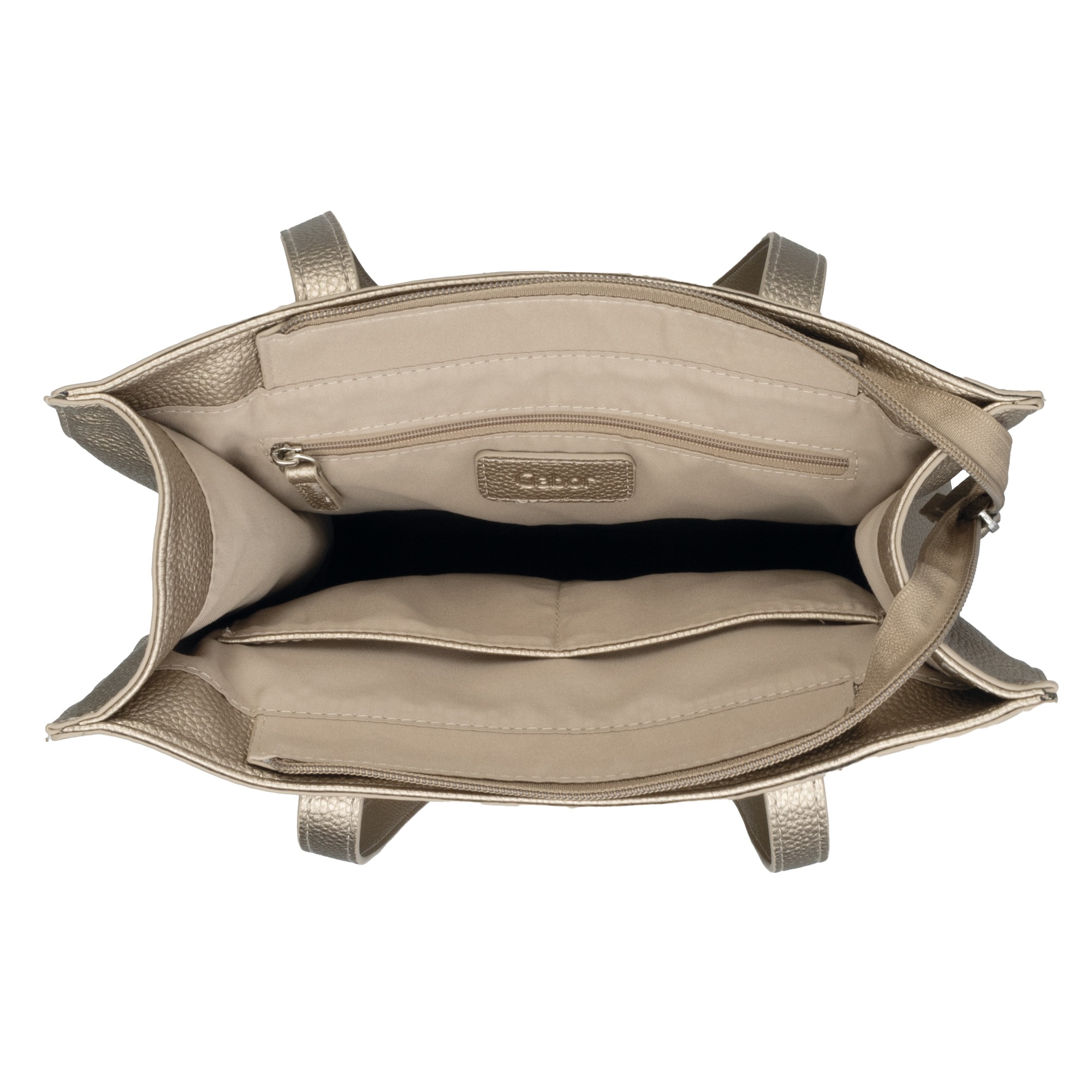 Gabor Shopper »Elfie« aus fein genarbtem, glattem Kunstleder und mit einem Logo Rubber Patch