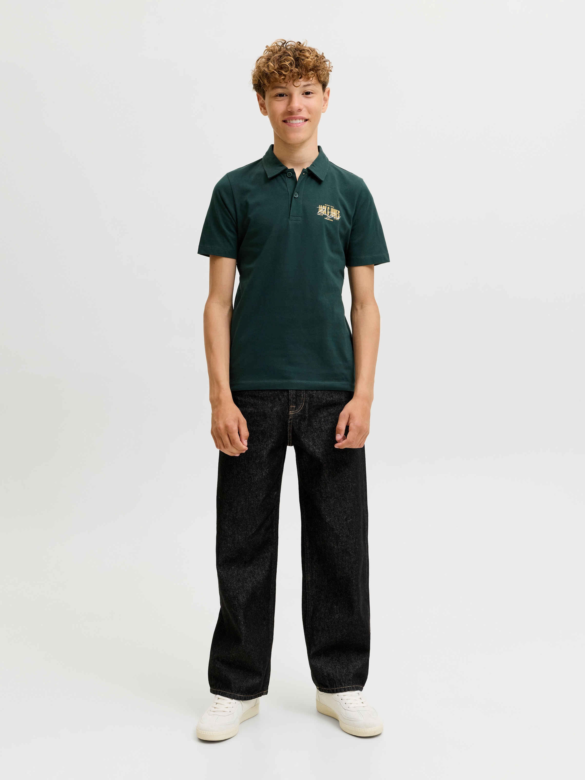 Jack & Jones Junior Poloshirt »JJAERO POLO SS JNR« Baumwolle, regular fit