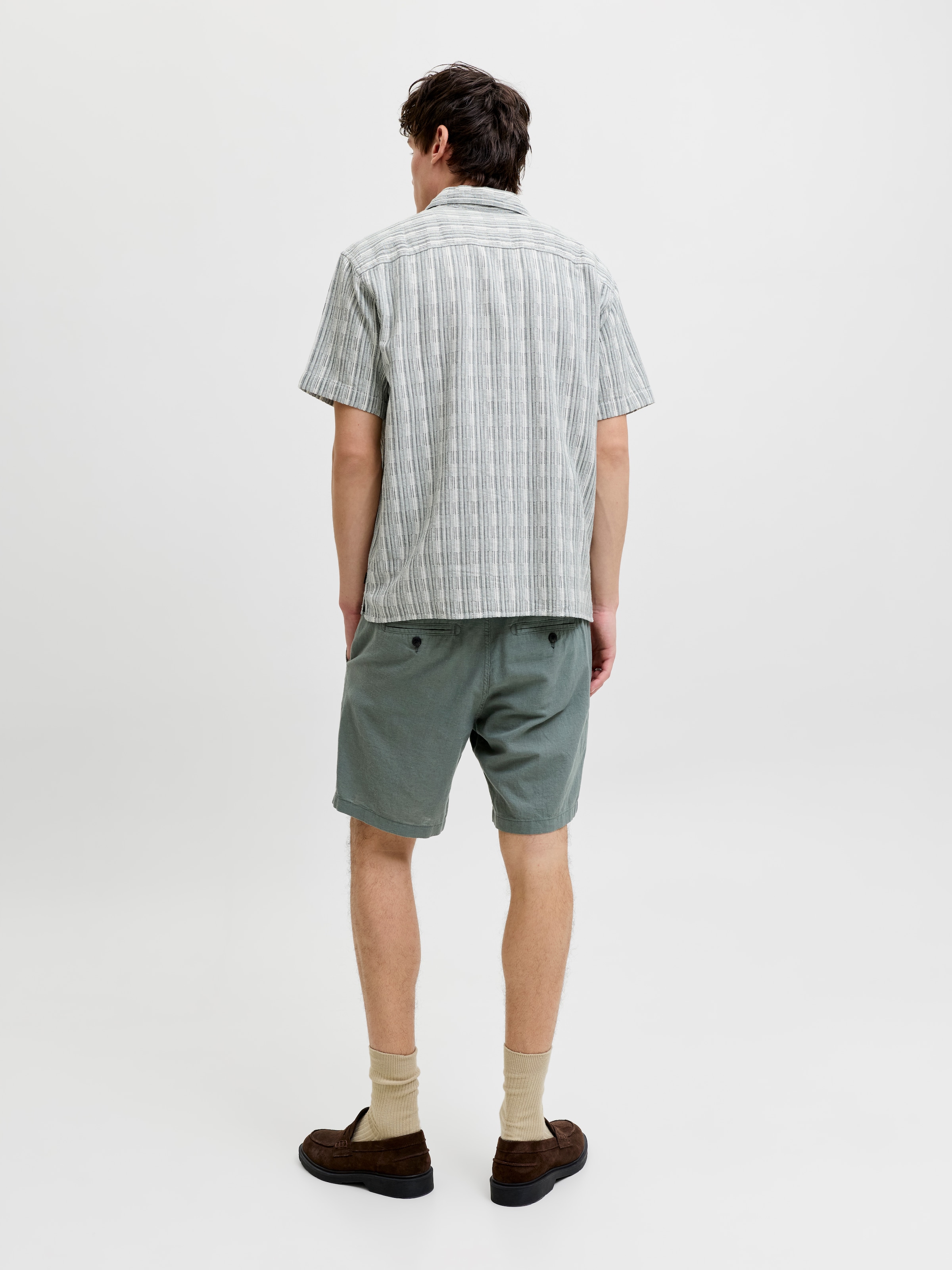 Jack & Jones Kurzarmhemd »JPRBLUTIAGO STRUCTURE SS RESORT SHIRT SN« Baumwolle, locker geschnitten