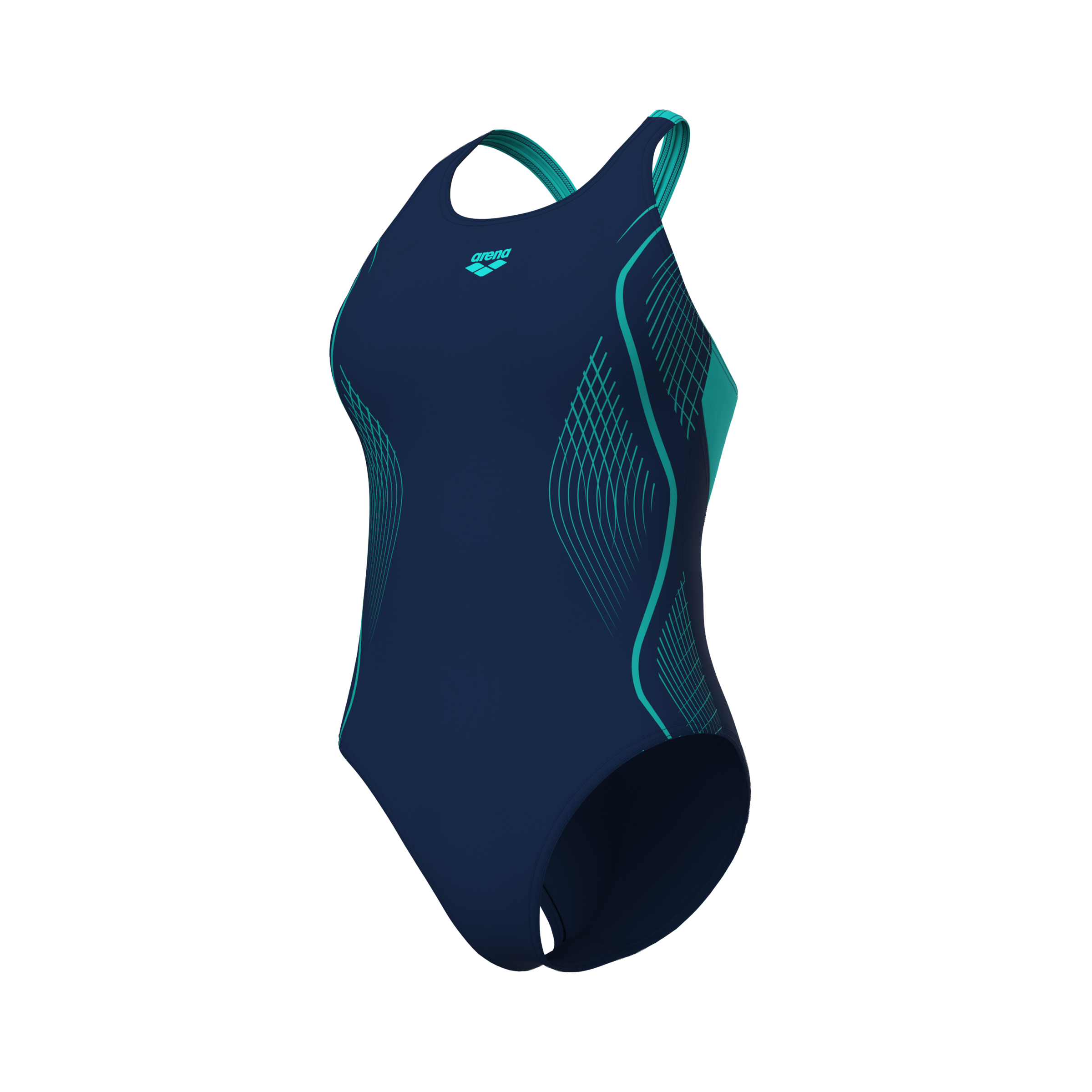 Arena Badeanzug »WOMEN'S ARENA GRID SWIMSUIT V BACK GRAPHIC«