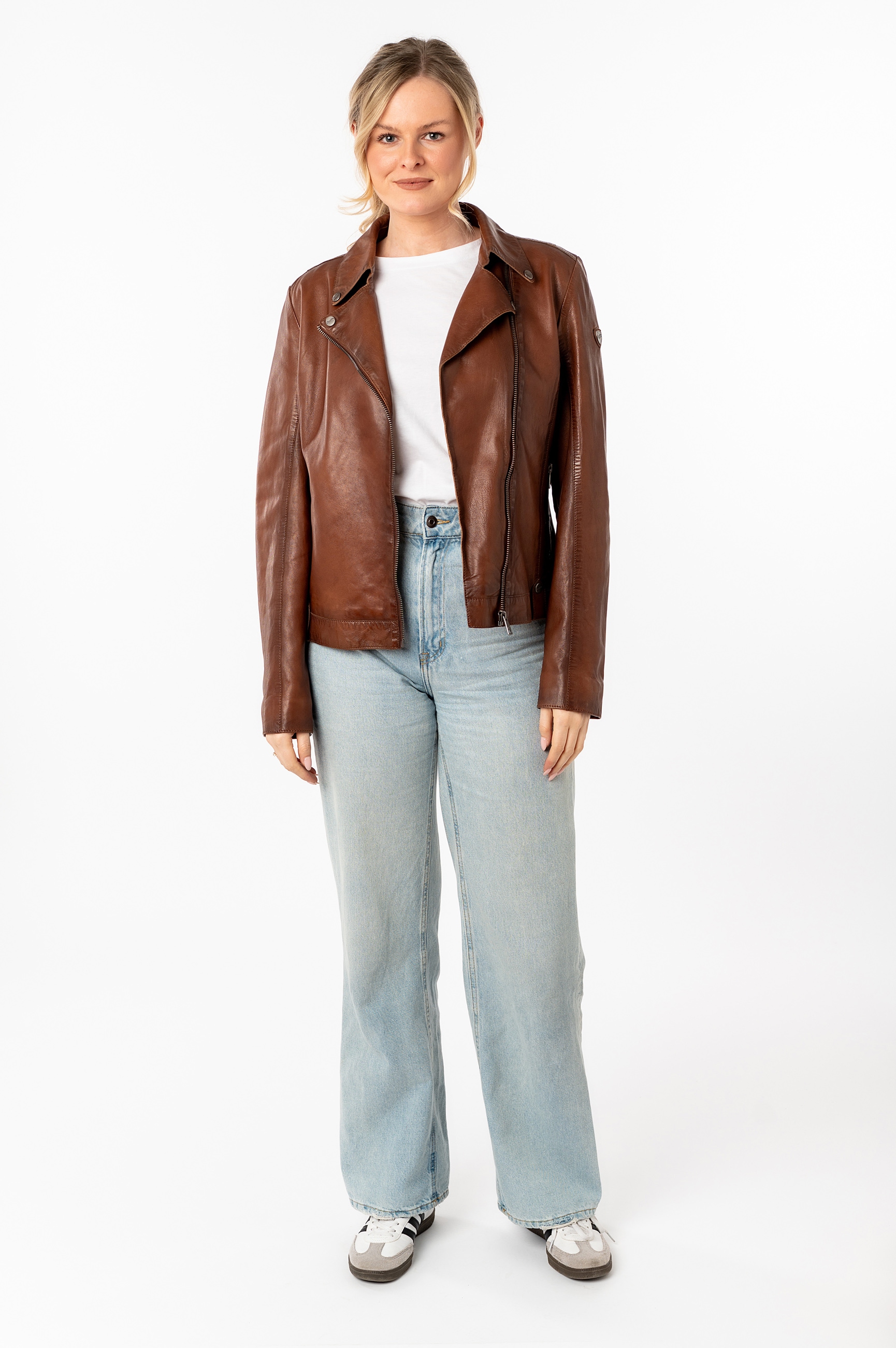 Mauritius Lederjacke »MWFarah« mit Reverskragen