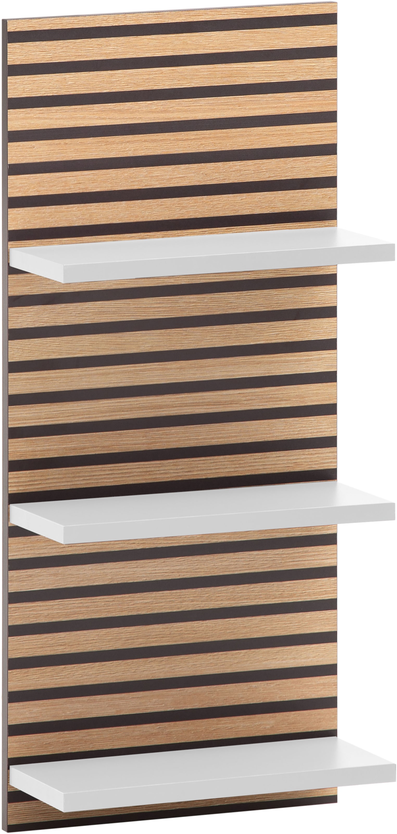 Schildmeyer Wandregal »Katta, Breite 30 cm« Drei Ablageböden, Rückwand in Akustikoptik