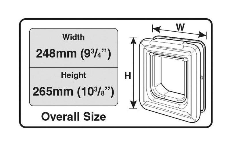 CAT MATE Clapet pour animaux domestiques »Super Selective 4-Wege«