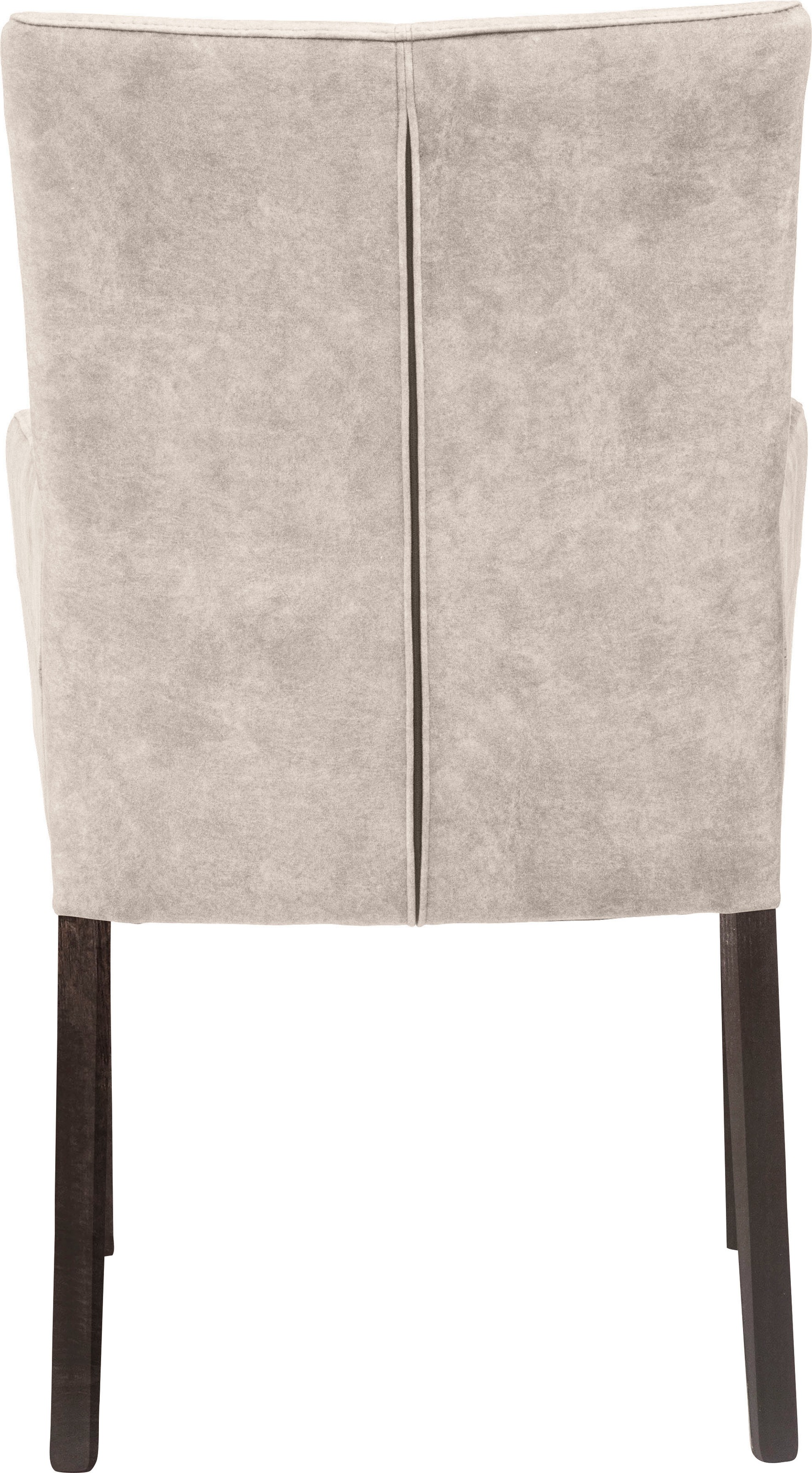 Home affaire Armlehnstuhl »Aspen« () Beine aus massiver Buche, wengefarben lackiert