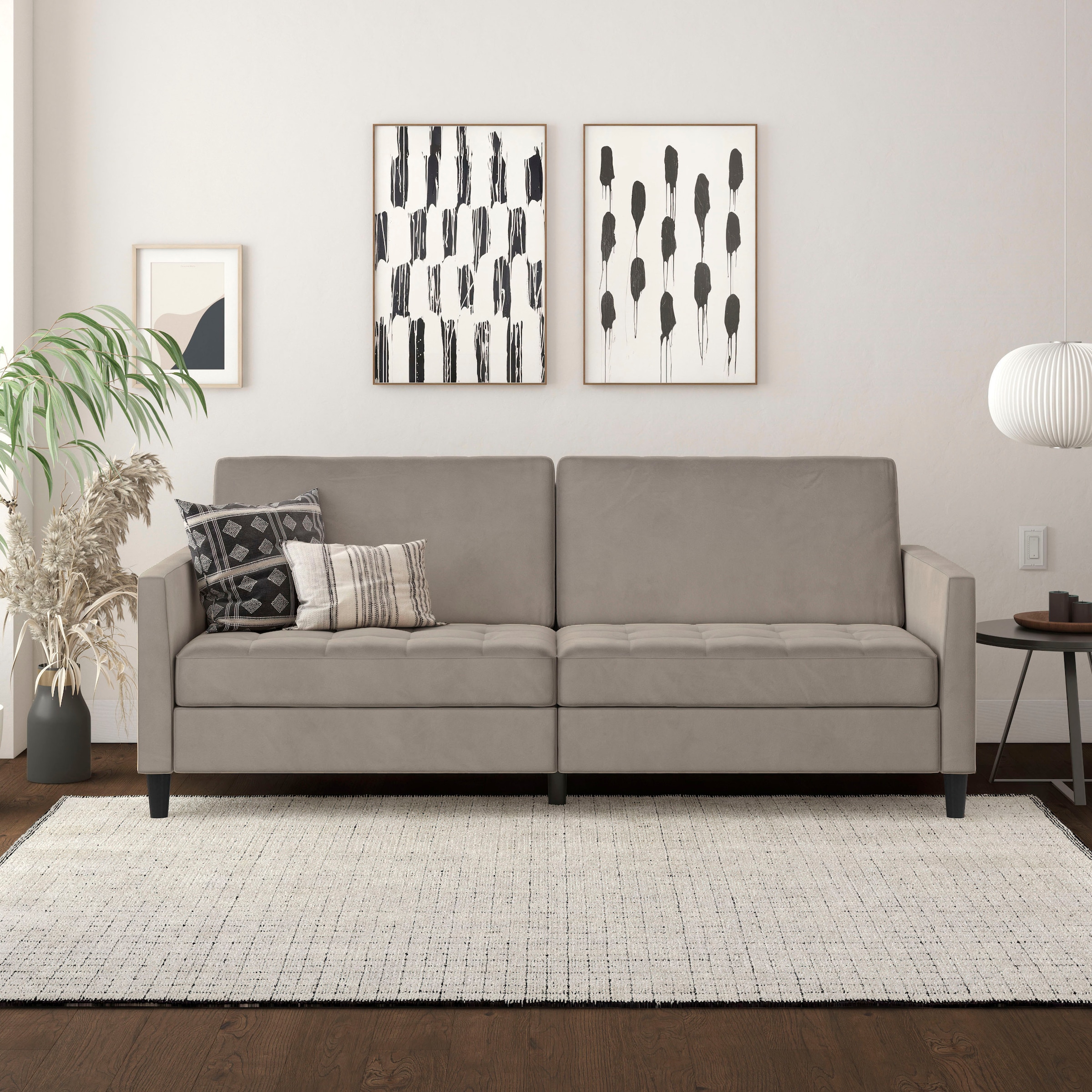 Dorel Home 3-places »Presley« Sofa mit Bett-Funktion und verstellbarer Rückenlehne