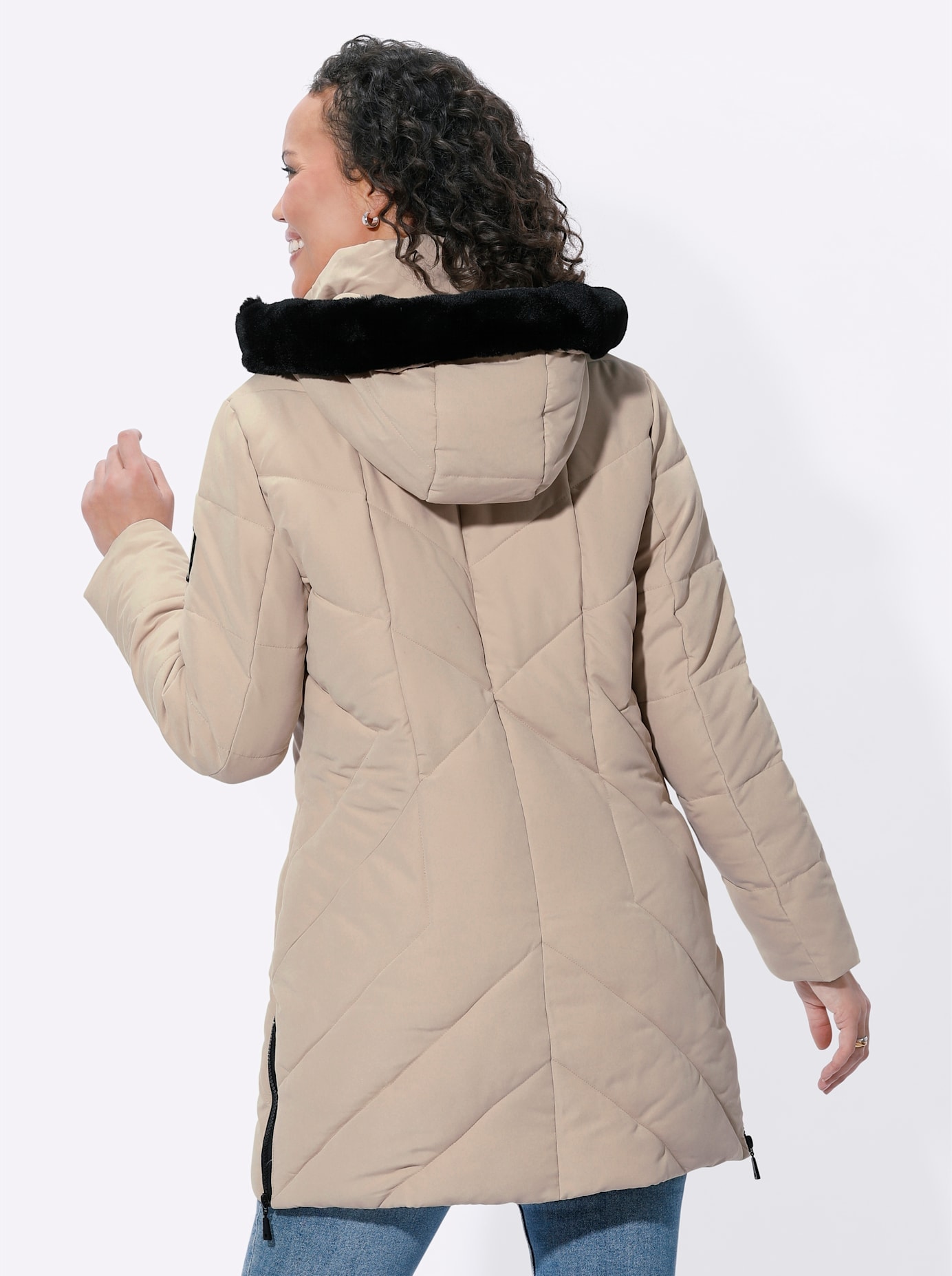 Casual Looks Steppjacke mit Kapuze