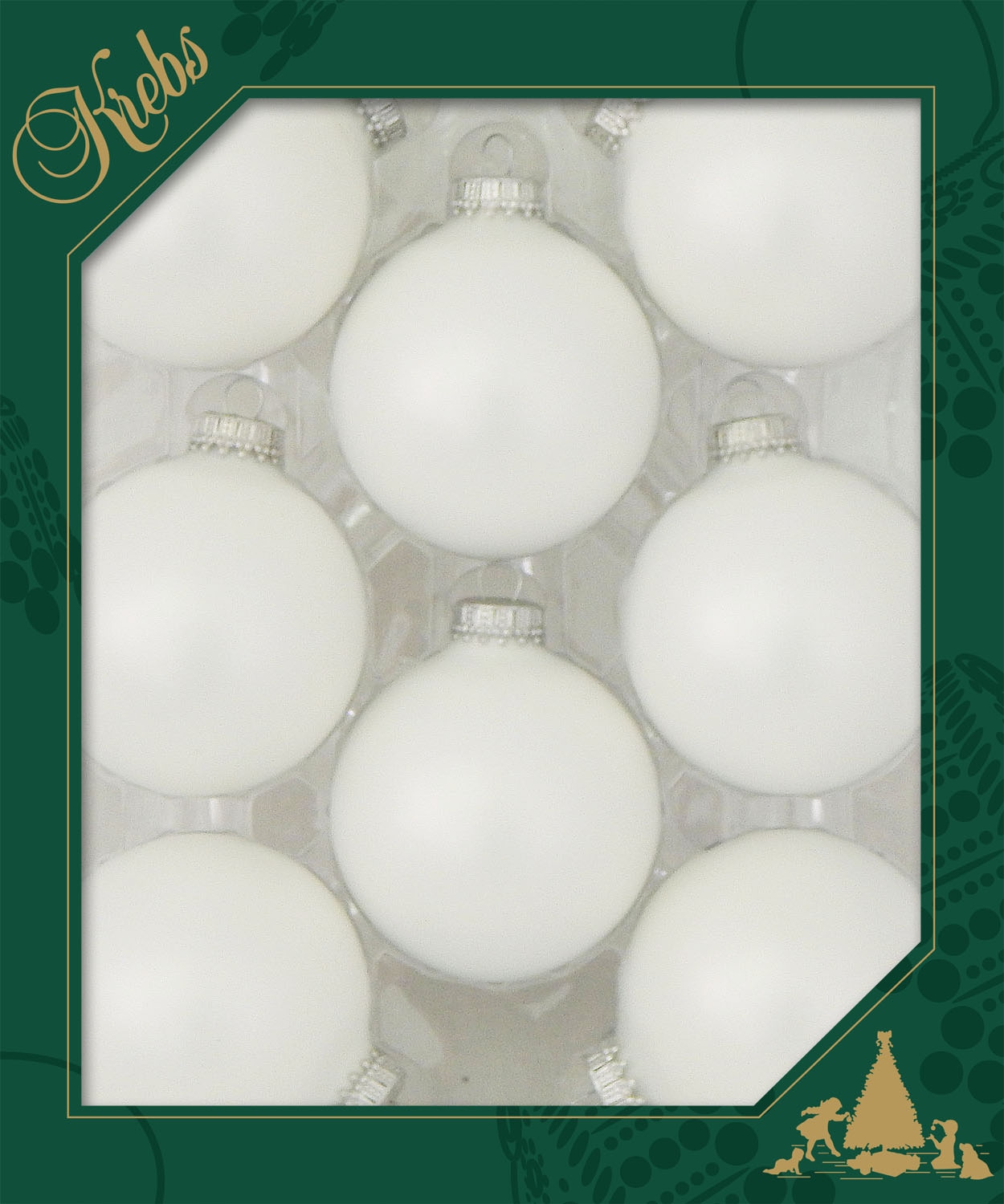 Krebs Glas Lauscha Boule de Noël »CBK84700, Weihnachtsdeko, Christbaumschmuck, Christbaumkugeln Glas«