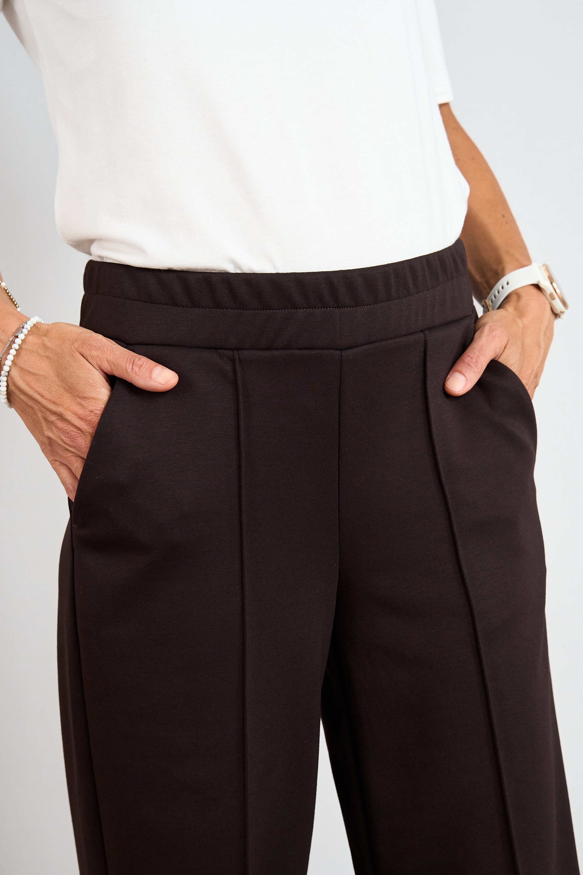 Seidel Moden Stoffhose  mit elatstischem Bund - MADE IN GERMANY