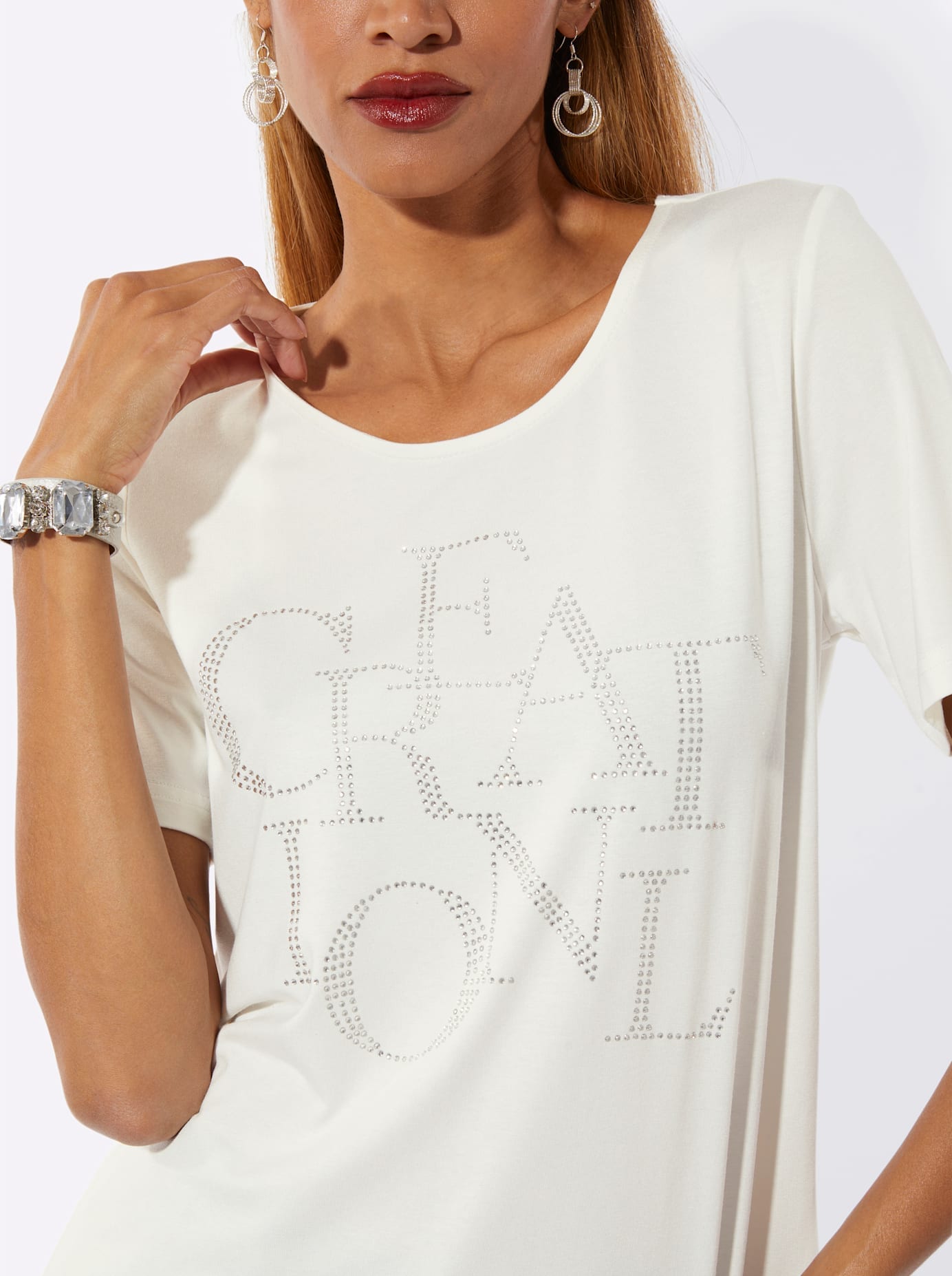 creation L Kurzarmshirt »Shirt« 1 tlg.