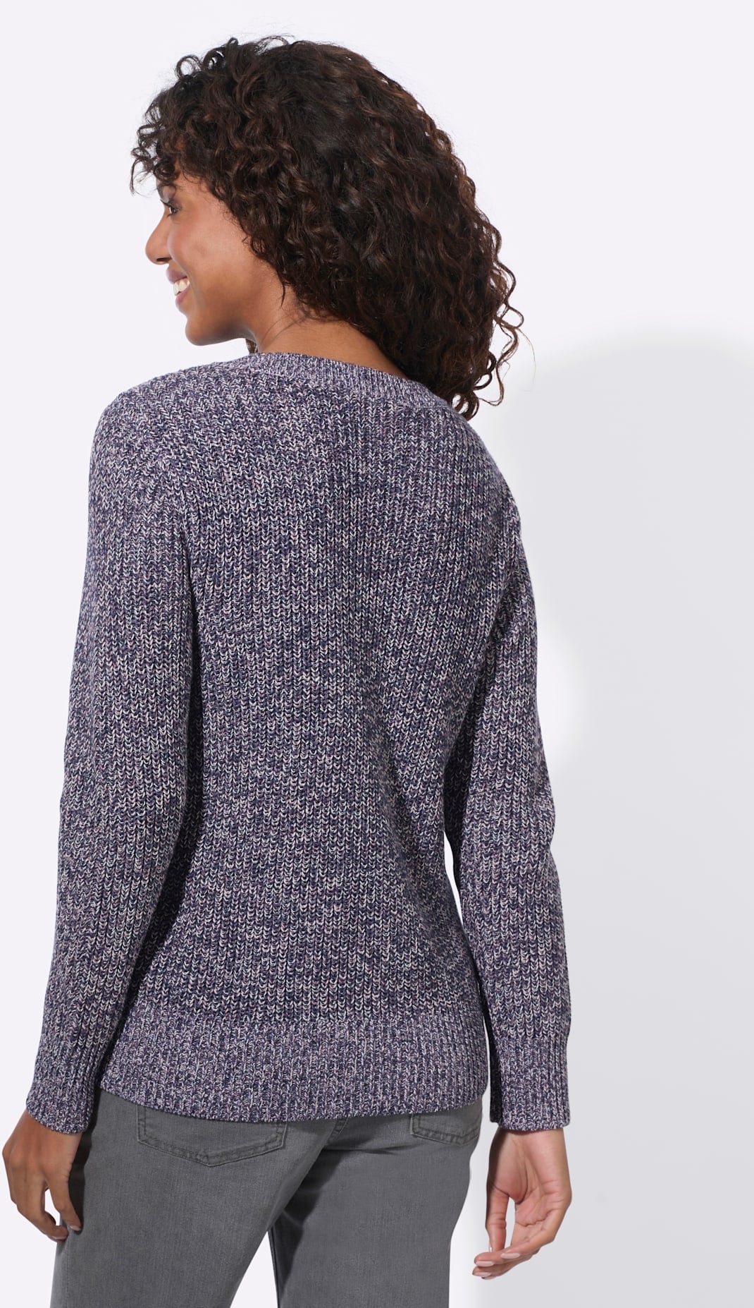 Casual Looks Pull à col rond »Rundhals-Pullover«
