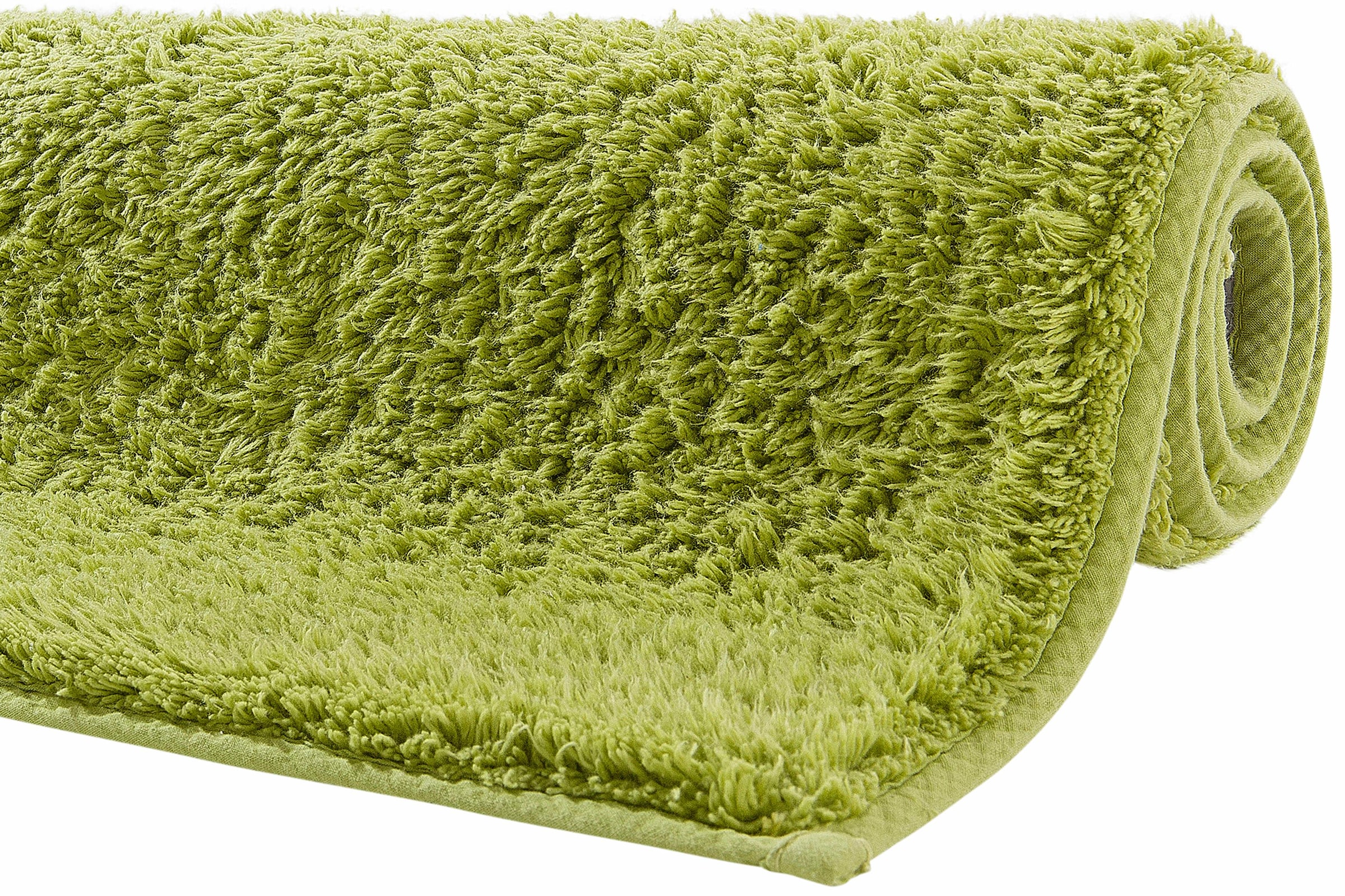 my home Tapis de bain »Maren, Badvorleger, Badezimmer Teppich« Höhe 15 mm Bio-Baumwolle, Badteppich, Badematten auch als 3 teiliges Set