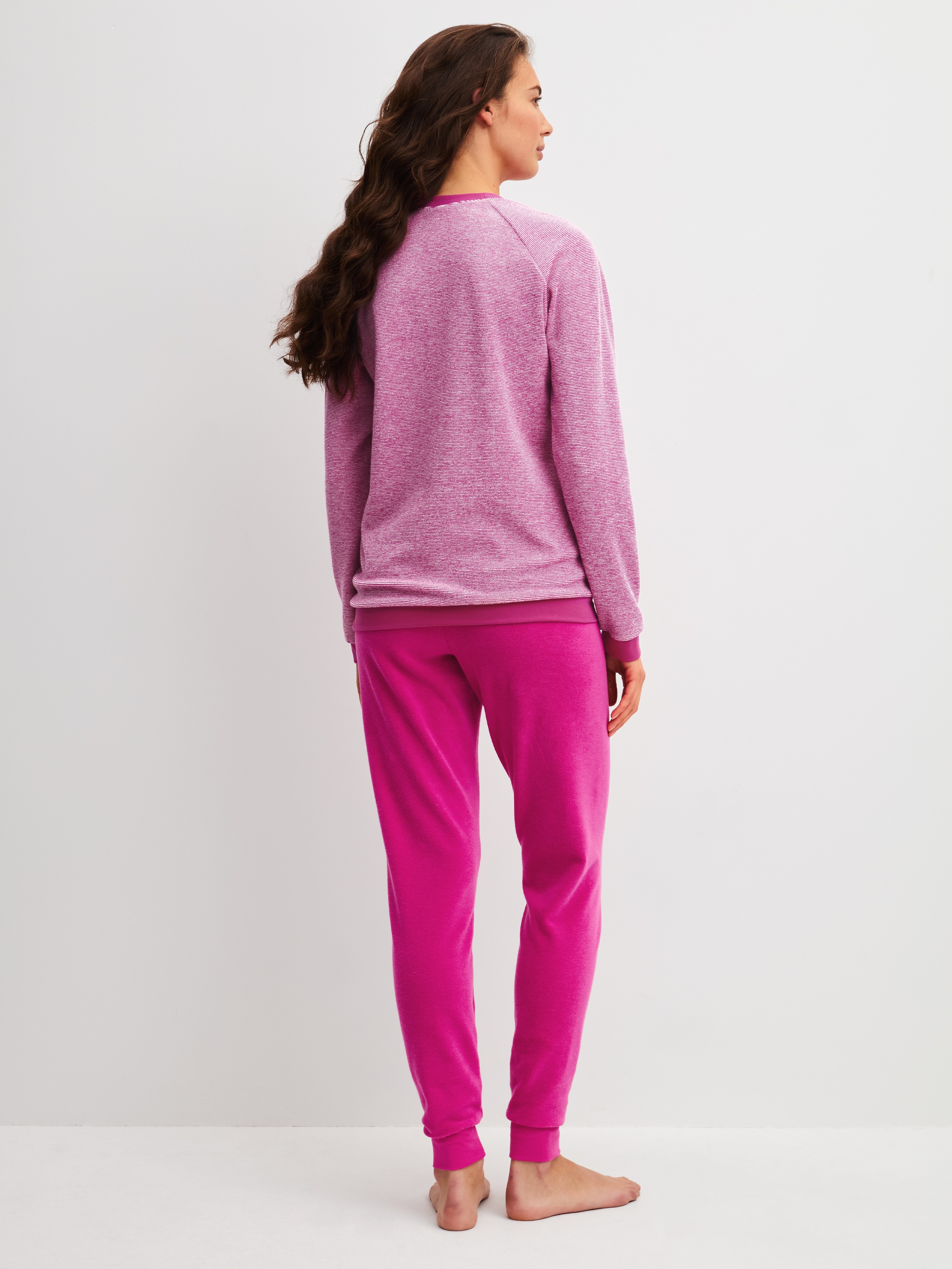 CALIDA Pyjama »Soft Dreams« 2 avec poignets, col rond, manches longues