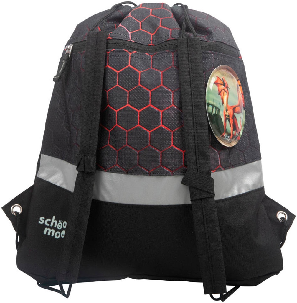 SCHOOL-MOOD® Schulranzen »Champion Pro« retroreflektierende Flächen mit LED-Patchy