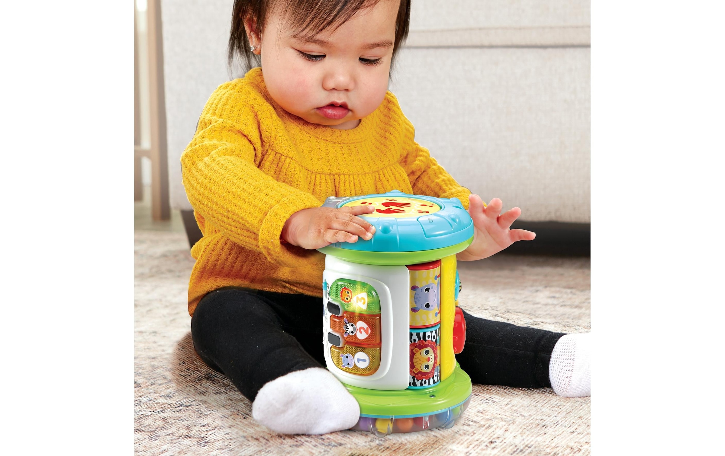 Vtech® Lernspielzeug »rouleau tam-tam 3 en 1 -FR-«