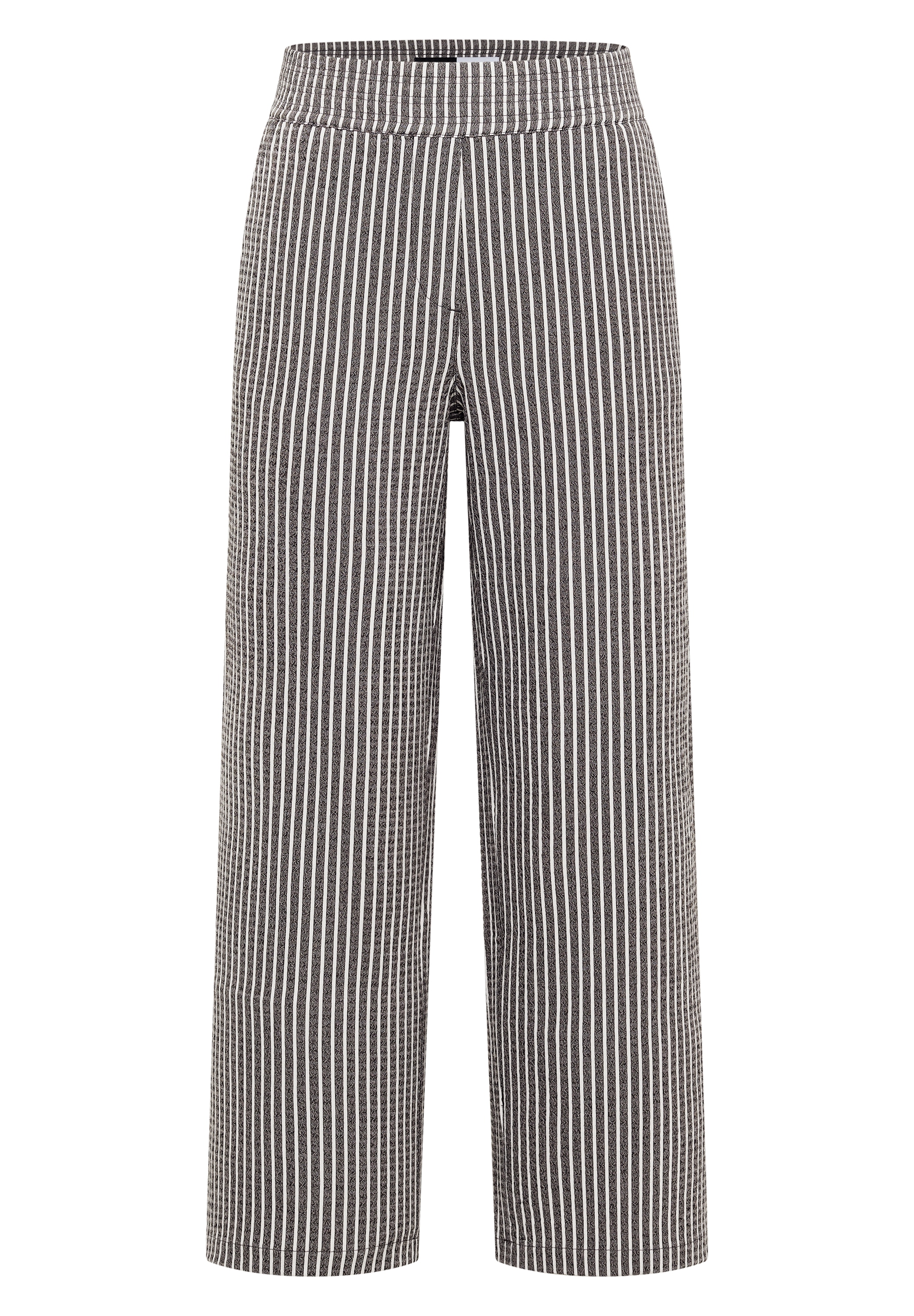 Cecil Pantalon 7/8 »Style Neele«  qualité seersucker, motif rayé, coupe ample