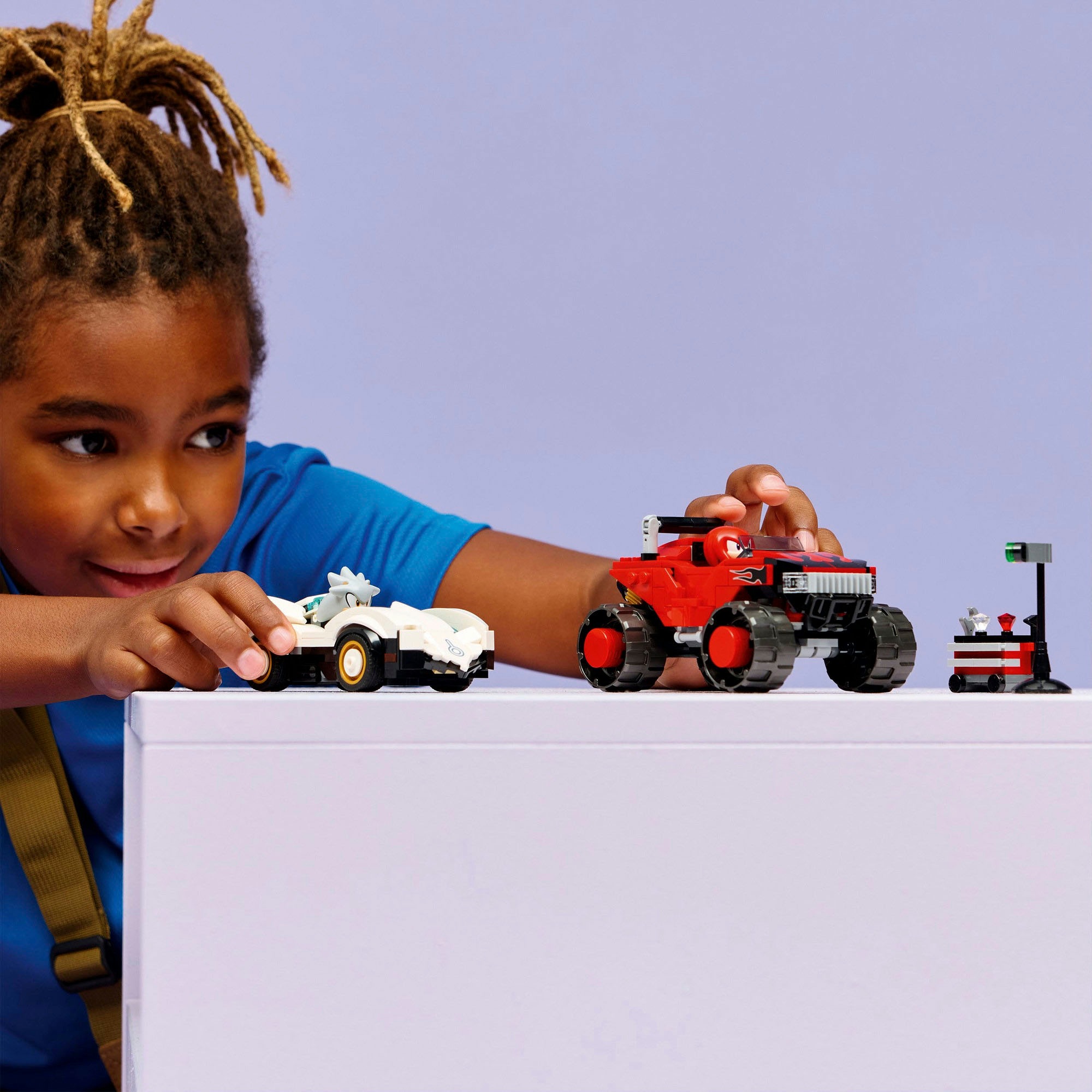 LEGO® Pions de construction »Silvers Auto vs. Knuckles' Monstertruck (77118), LEGO Sonic«