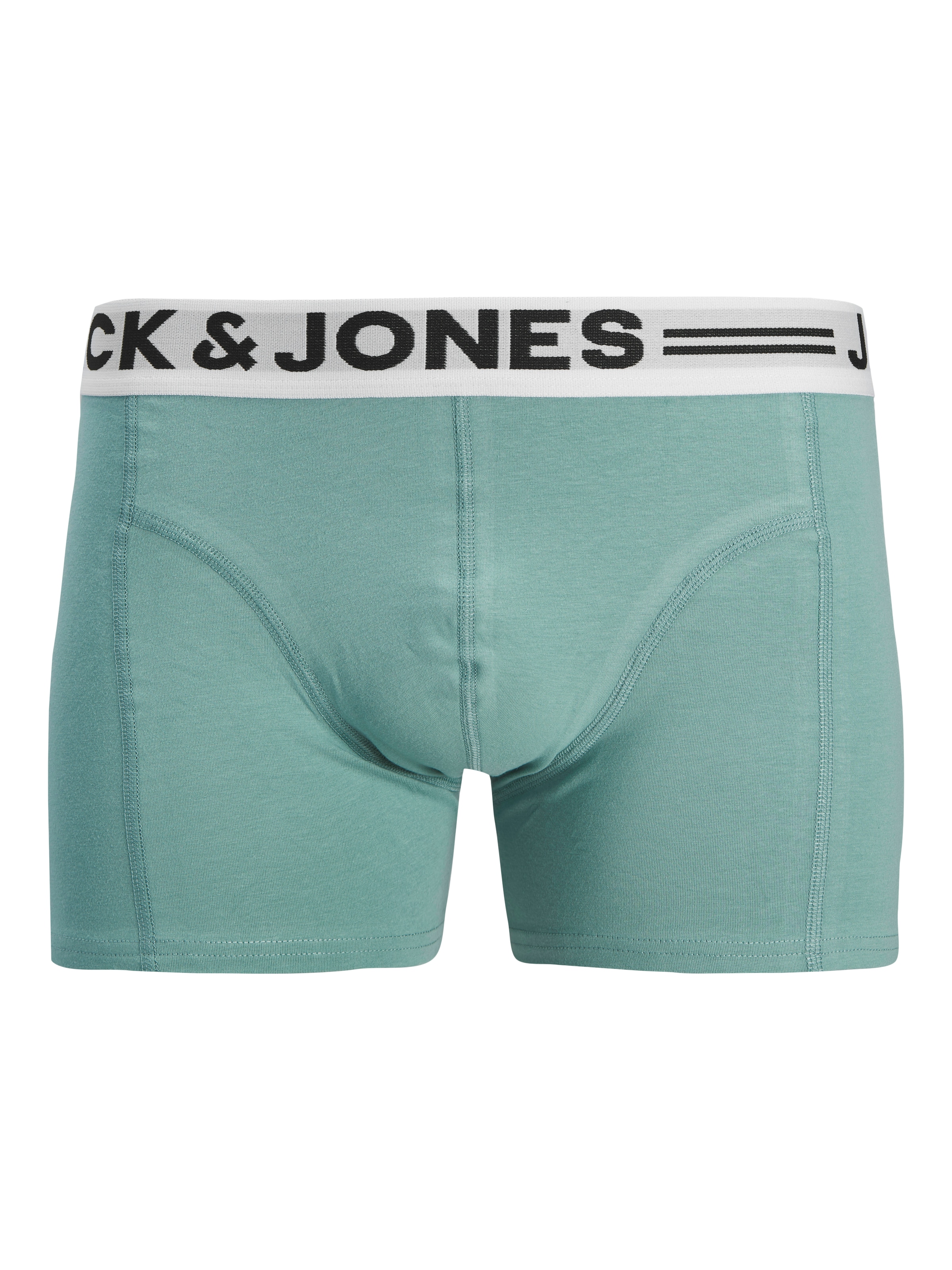 Jack & Jones Boxer »Sense Trunks« Packung, 3er-Pack, 3 cuis Baumwollmischung, elastisches Bündchen