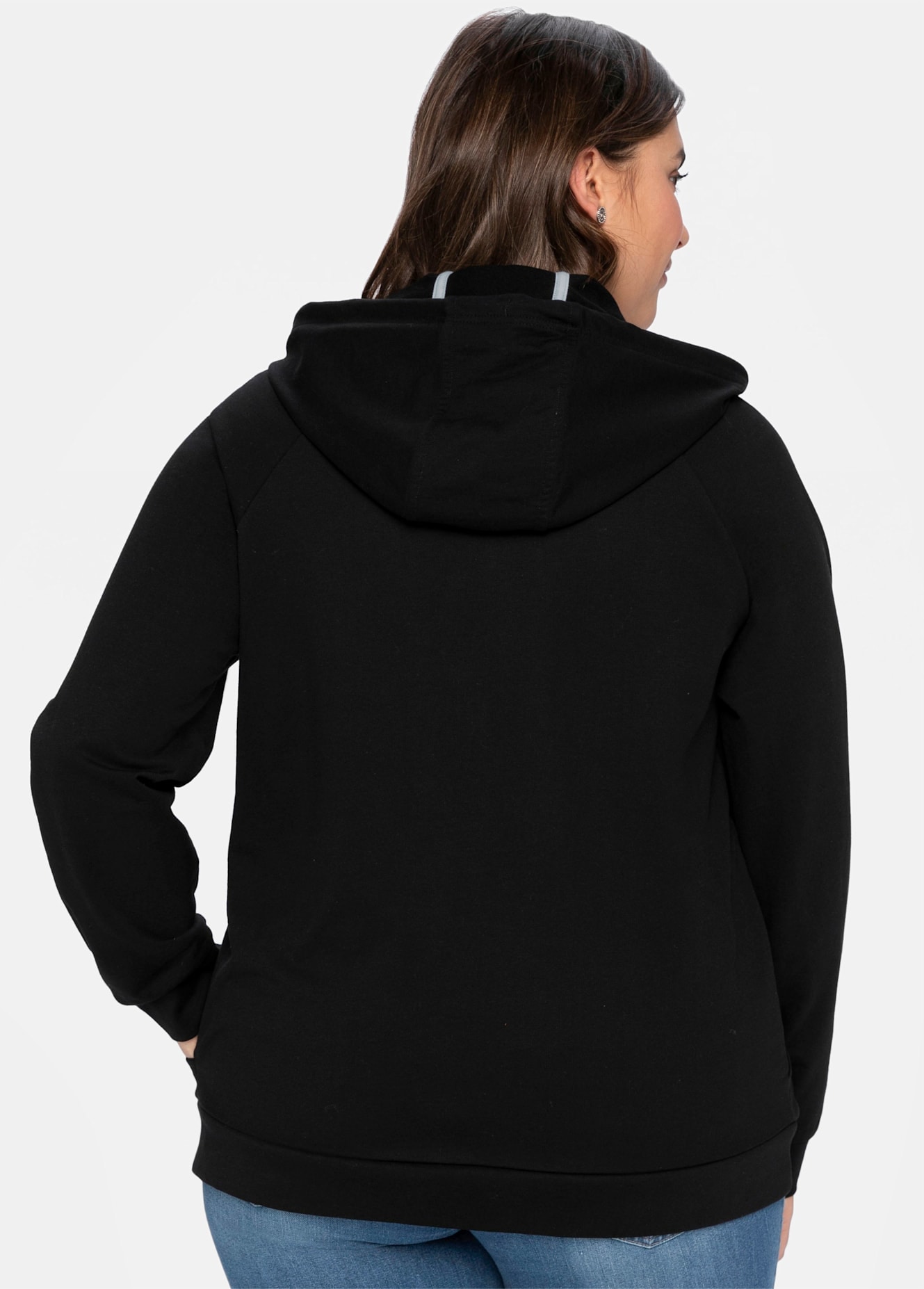 Sheego Shirtjacke »Kapuzensweatjacke« 1 Stk.