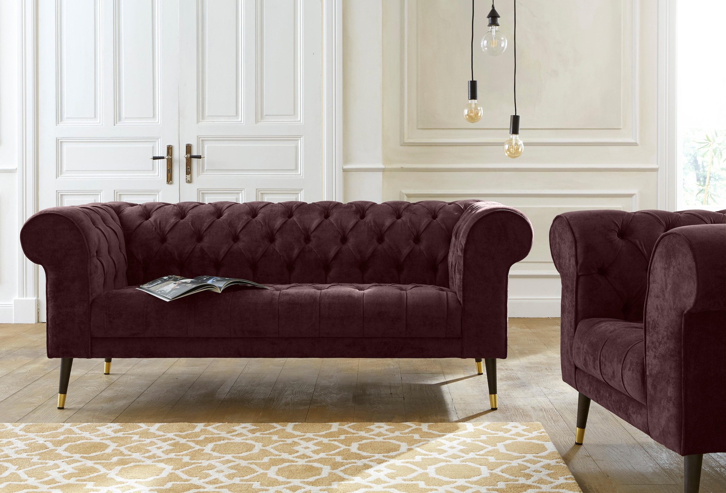 Home affaire Chesterfield-Sofa »Tinnum«