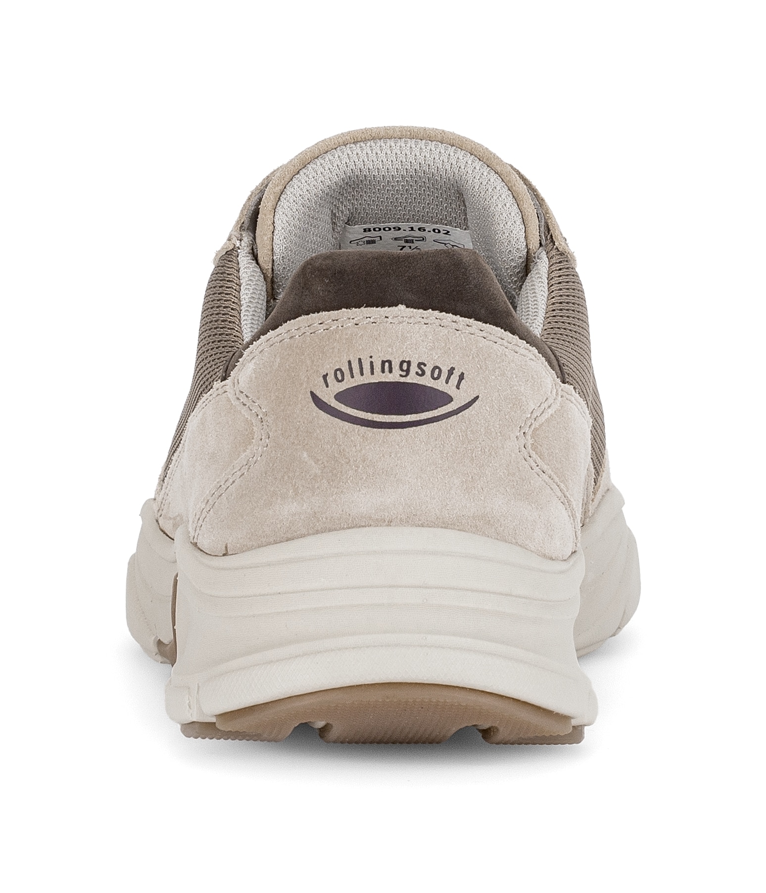 rollingsoft Baskets slip-on  Chaussure de loisir, slipper avec empiècement contrasté au talon, largeur G