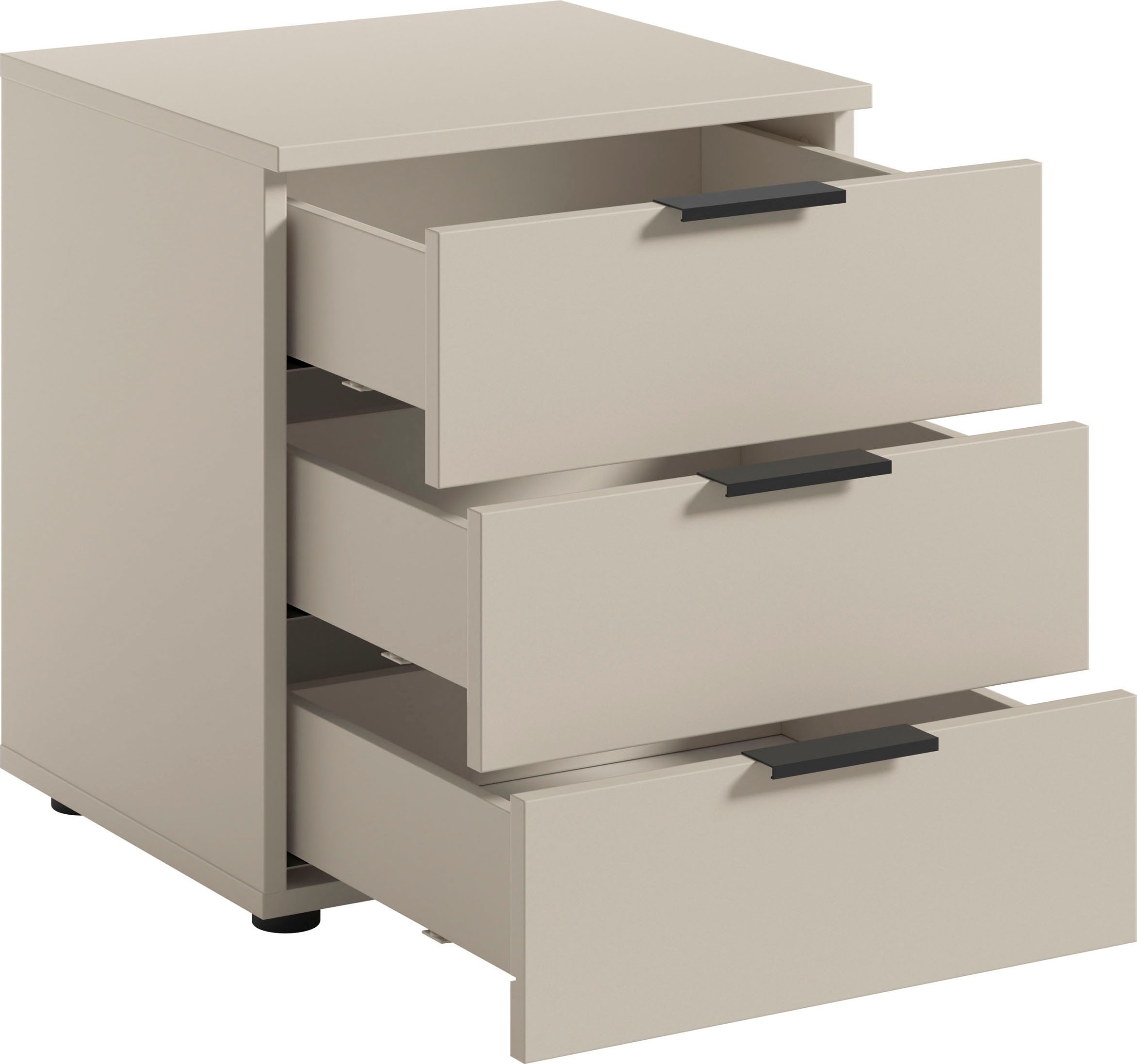 HBZ Kommode »Linz Nachtkonsole, BxHxT 45x50x40cm« 1 Stk. tlg. Breite 45cm,Lip-Griff, Melaminbeschichtung