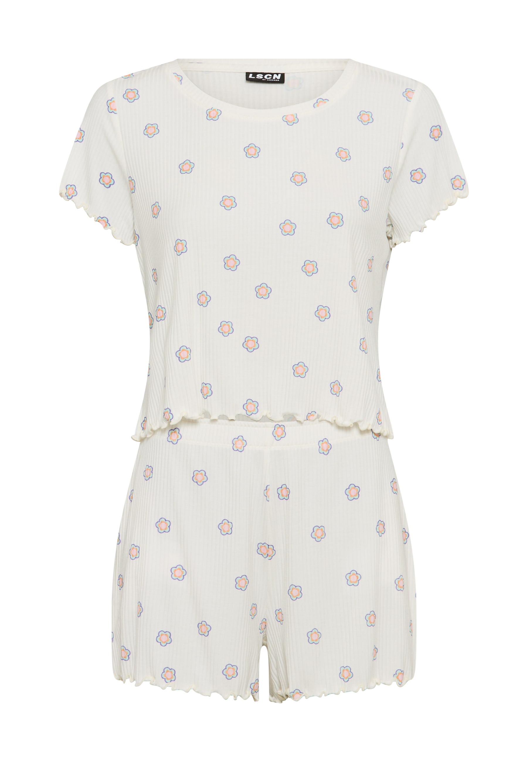 LSCN by LASCANA Shorty Set, 2 pièces All-over Print