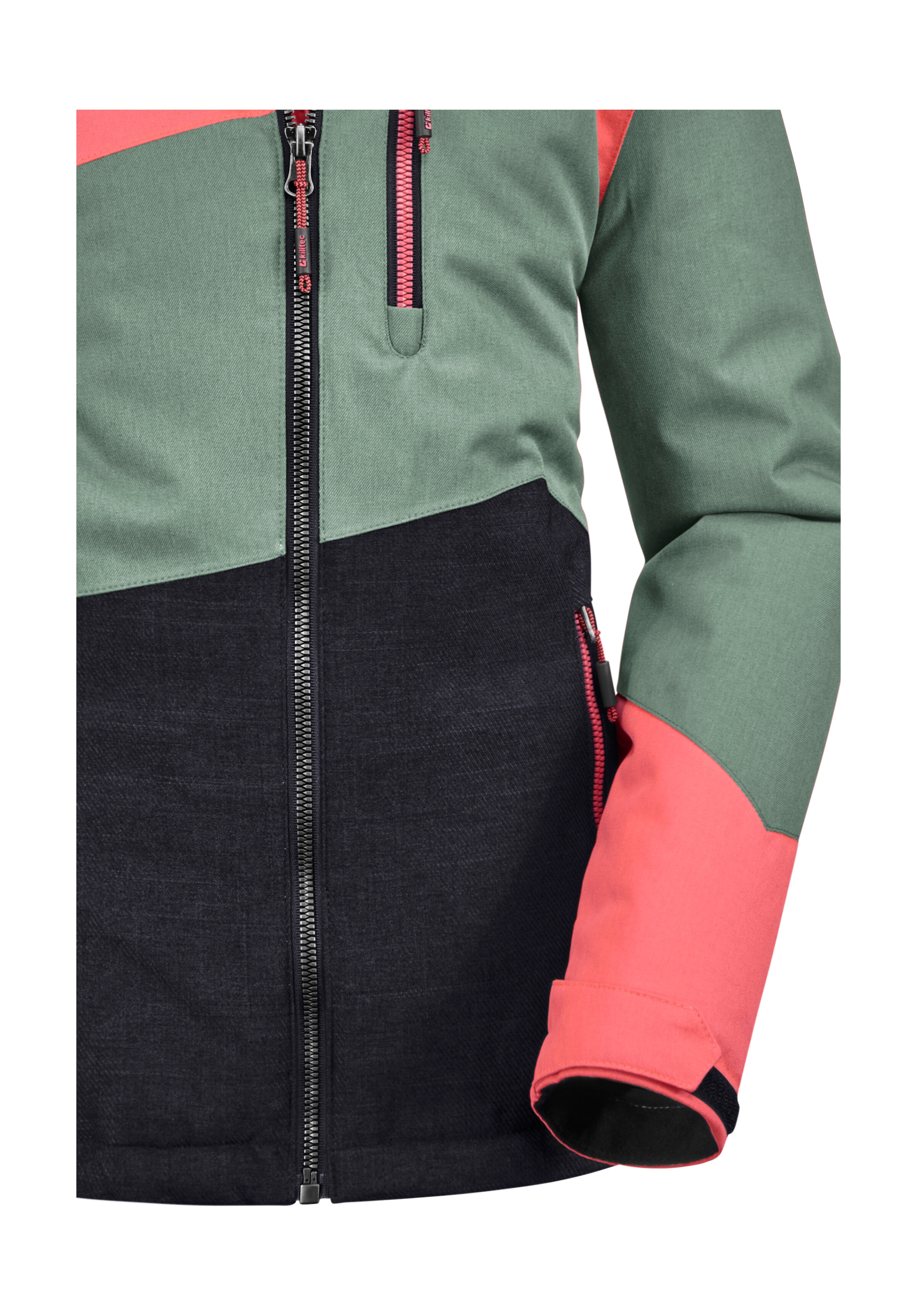 Killtec Outdoorjacke »Lynge GRLS JCKT B« Wasserdichte Winterjacke mit Kapuze, Fleece, verstellbaren Ärmeln