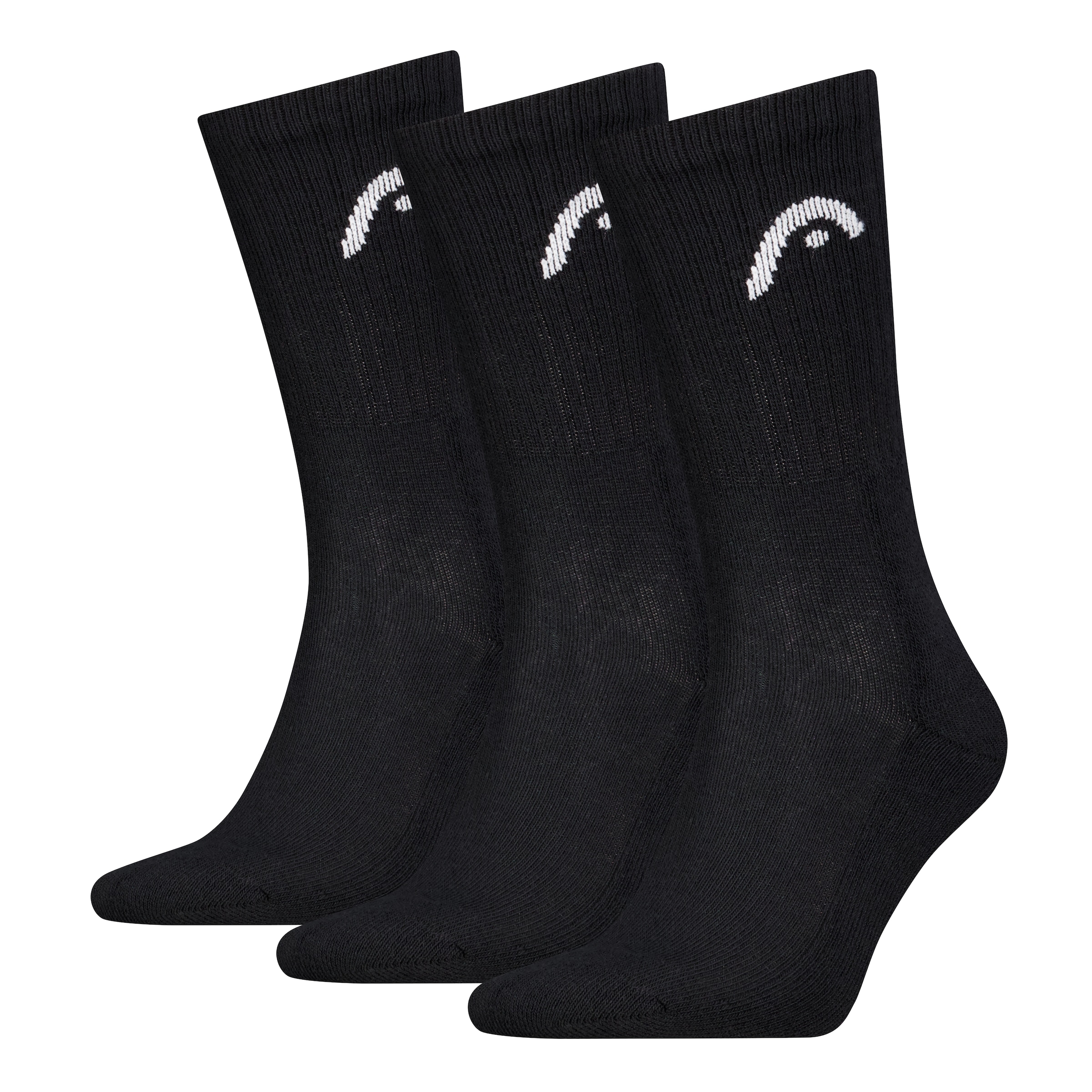 Head Chaussettes de tennis »HEAD ALL SPORTS TRAINING CREW« 3 Paar,  mit gepolsterter Sohle für Dämpfung und zusätzlichen Komfort