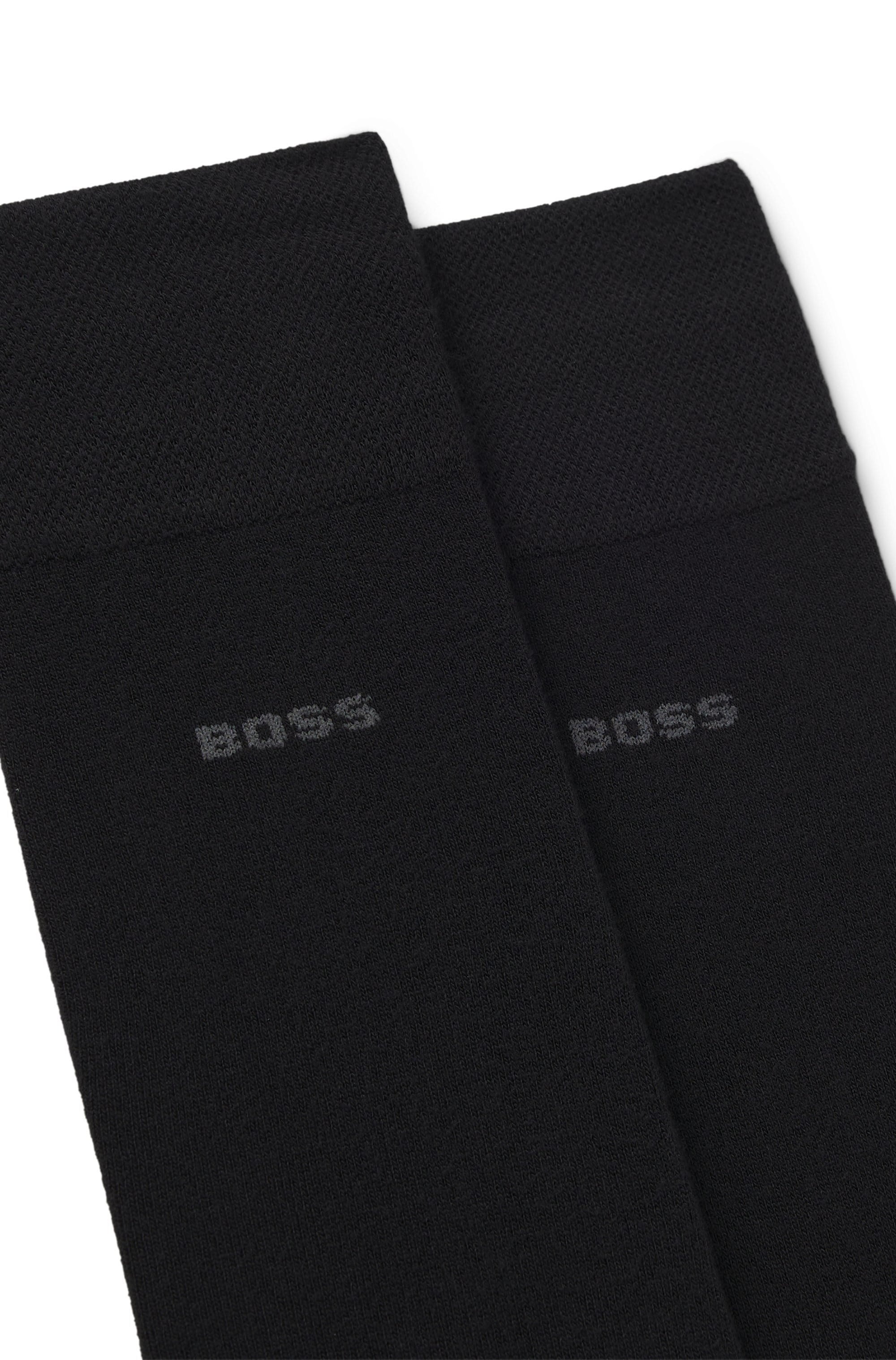 BOSS Businesssocken »2P RS Bamboo 1027« Packung, 2 Stk. tlg. mit Strickbündchen