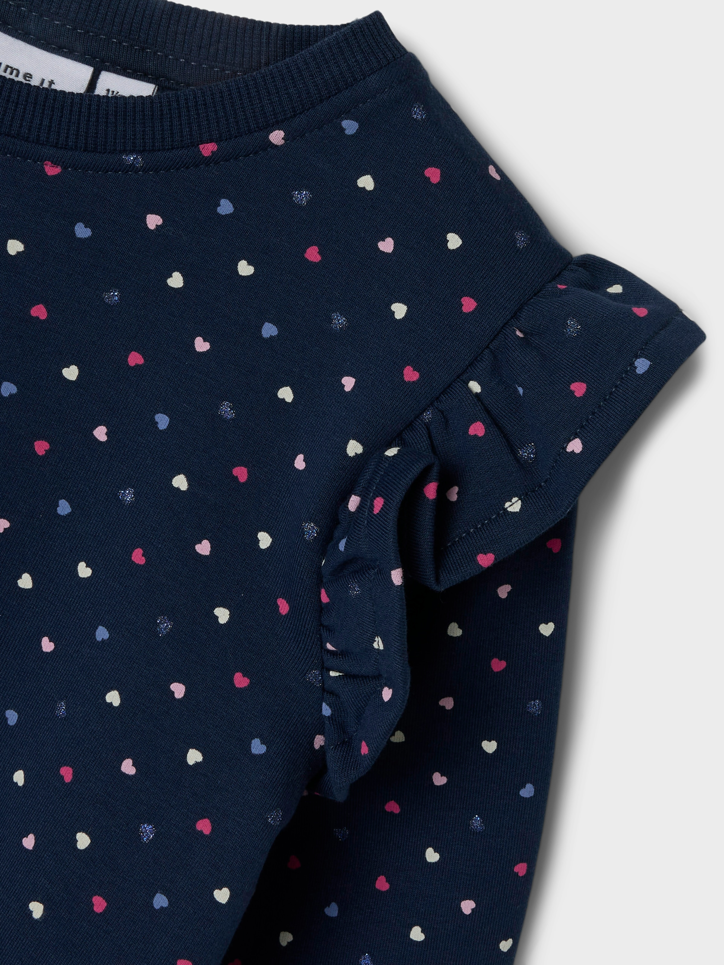 Name It Mini-robe »NMFOEANA LS SWE DRESS BRU PB«