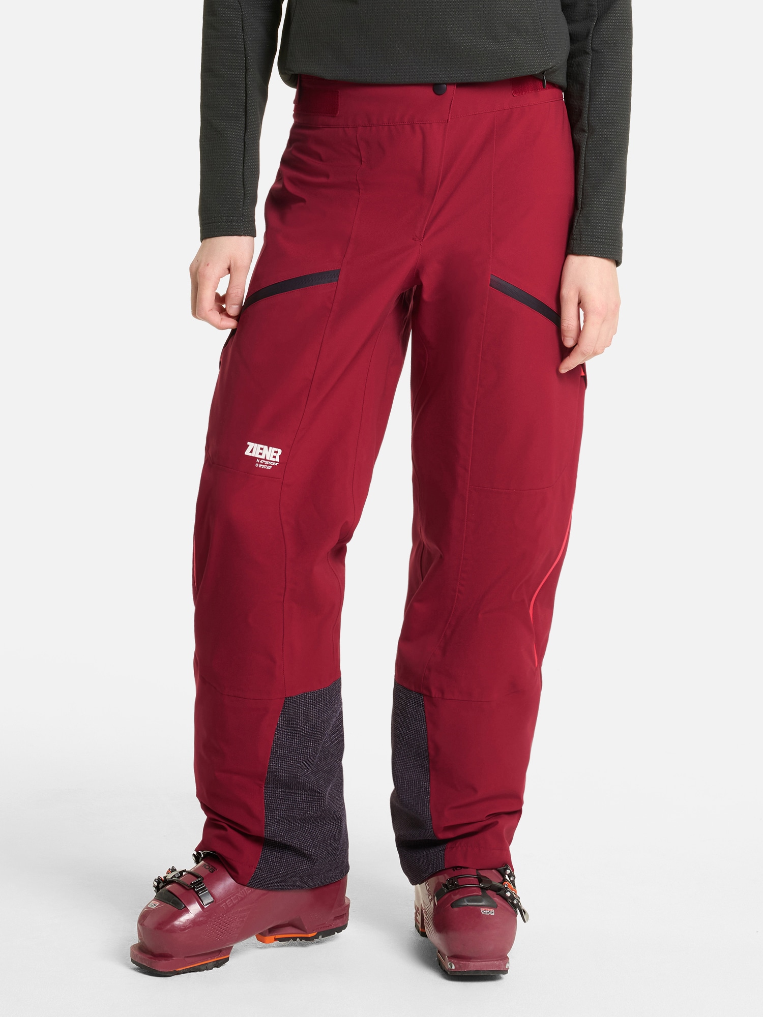 Ziener Pantalon de ski »ROKITA-Z AQUASHIELD® DAMEN«  imperméable et coupe-vent, respirant, non rembourré, doublure intérieure en laine