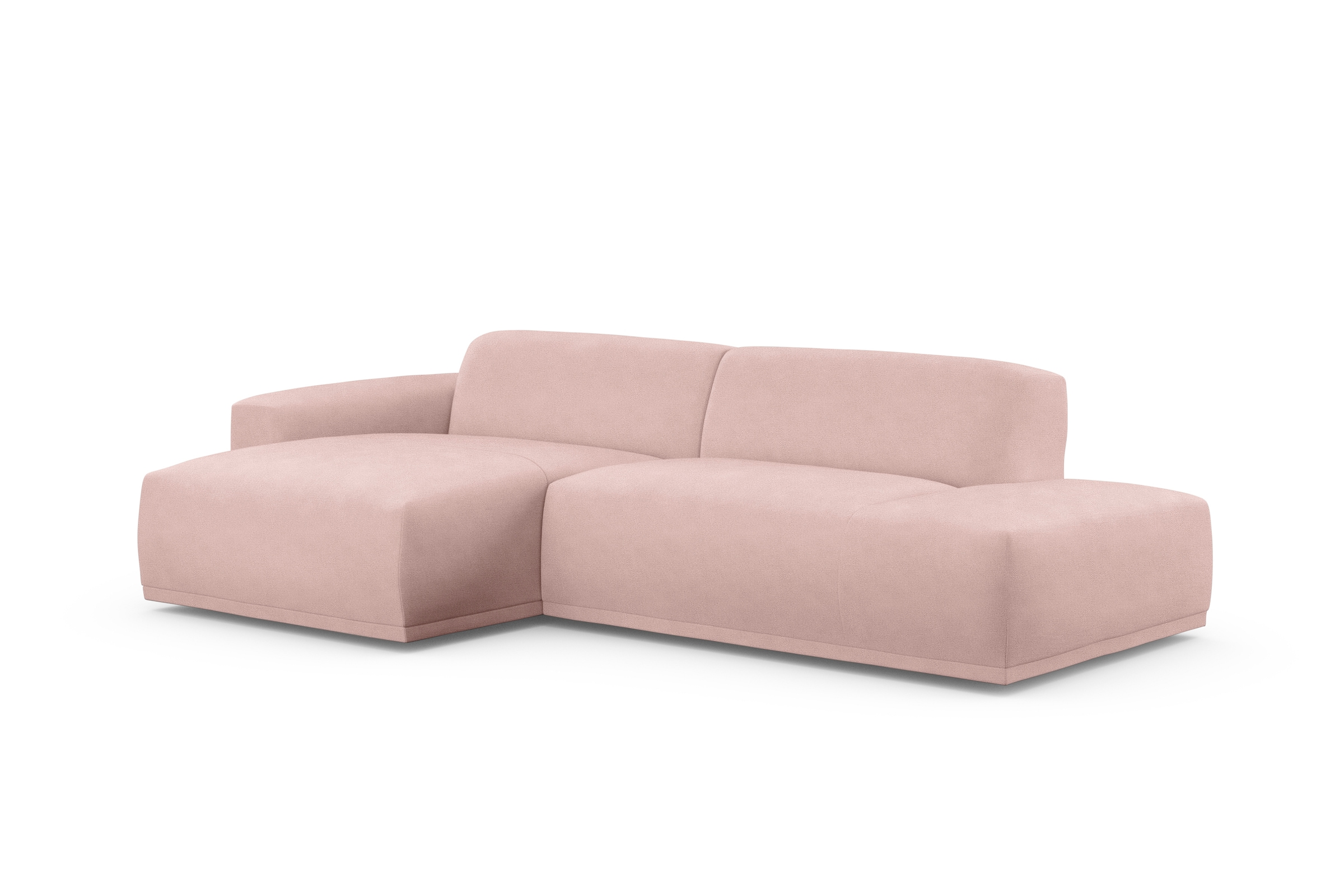 TRENDMANUFAKTUR Canapé d'angle »Braga, mit hochwertigem Kaltschaum, L-Form, Japandi-Design« 40 : canapé moderne, sofa avec grand confort d'assise, 275/72/160 cm (L/H/P)