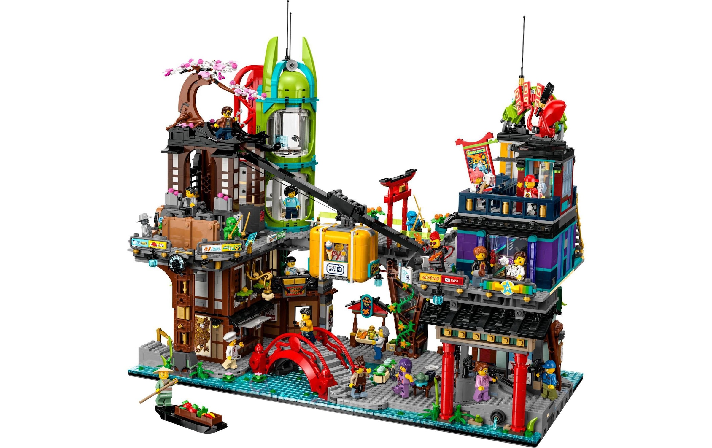 LEGO® Briques de jeu »Ninjago Die Märkte von Ninjago City 71799«