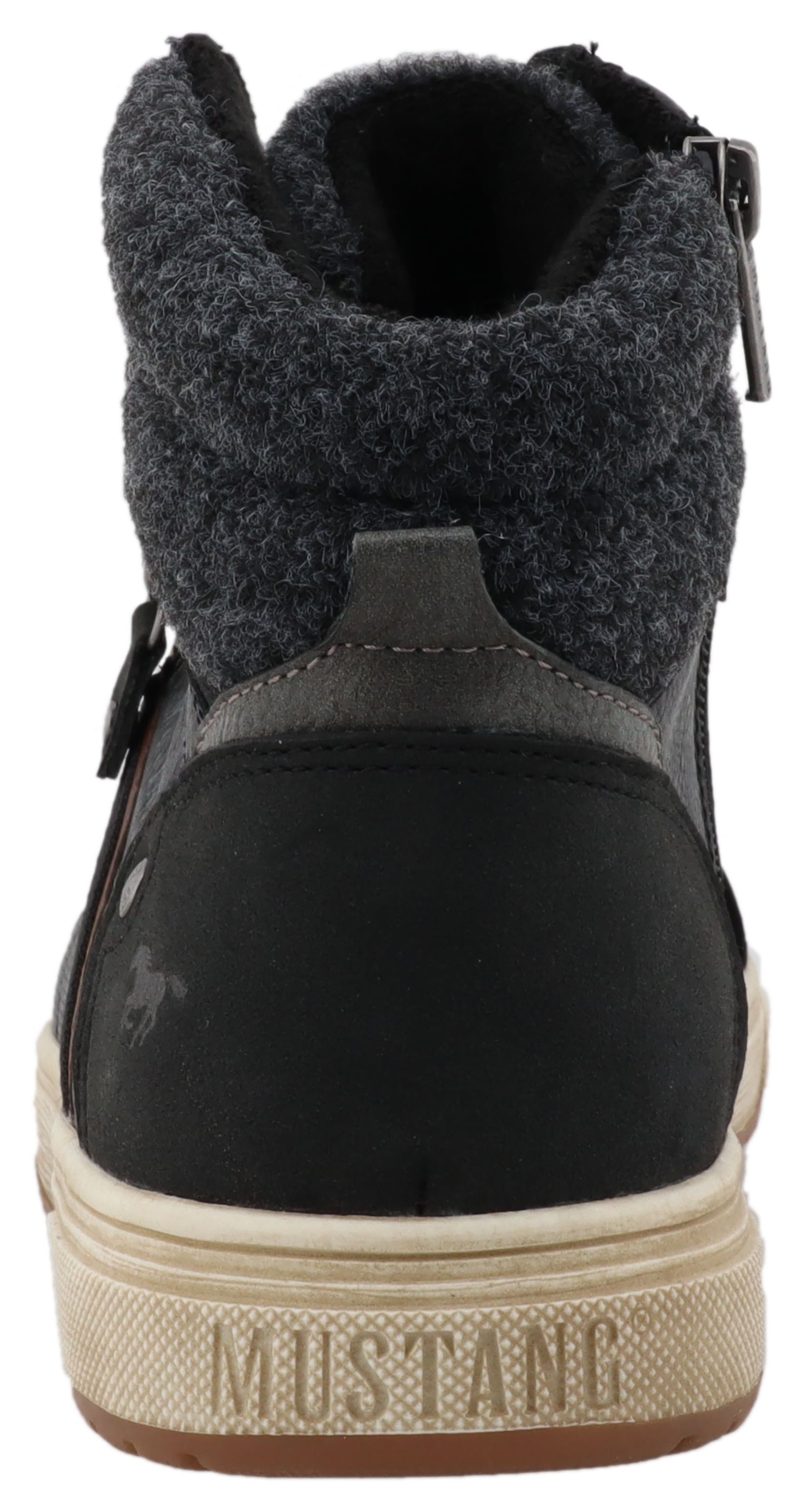 Mustang Shoes Sneakers »Merian«  baskets montantes, bottines à lacets avec fermeture éclair