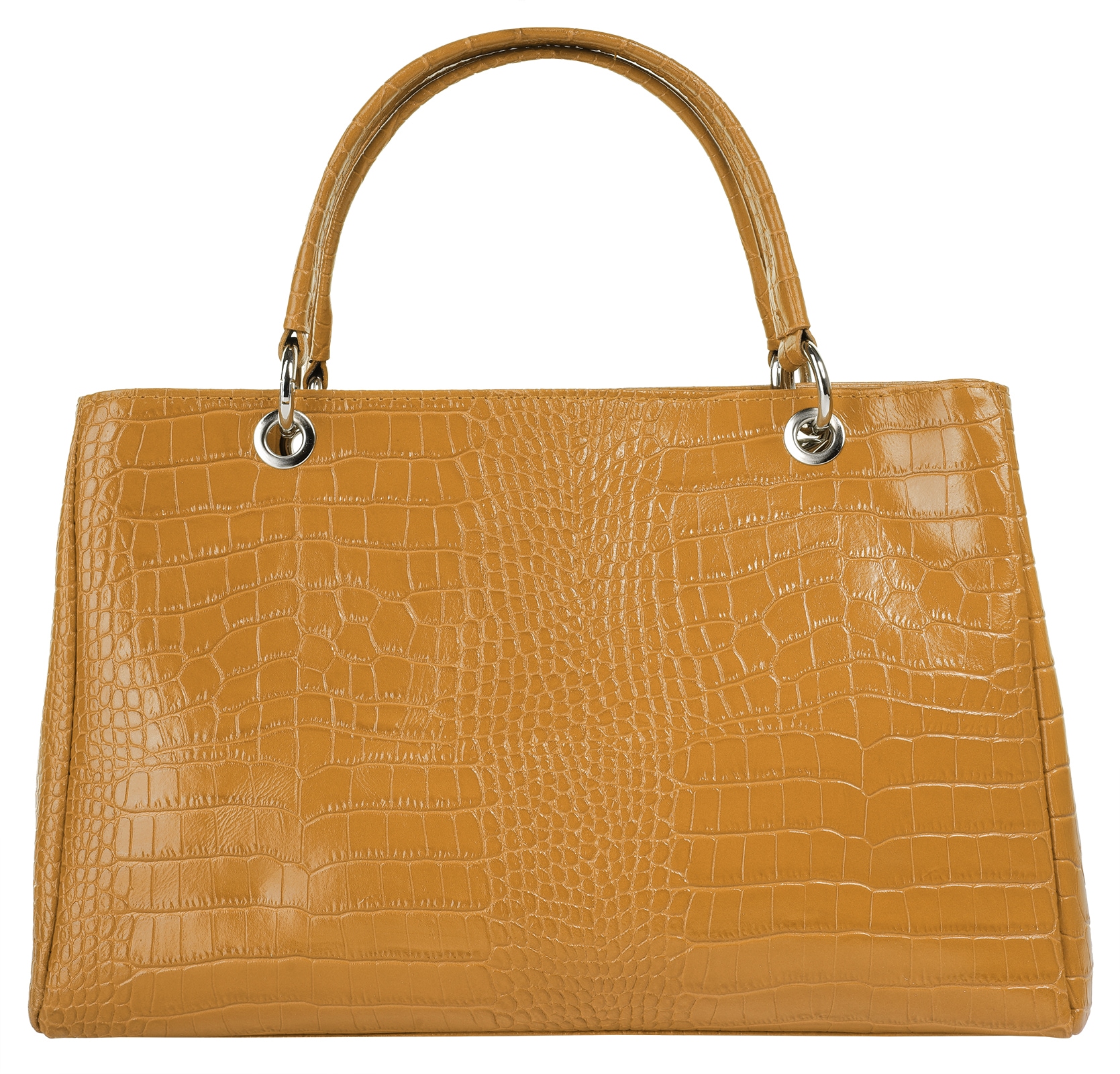 Cluty Henkeltasche echt Leder, Made in Italy