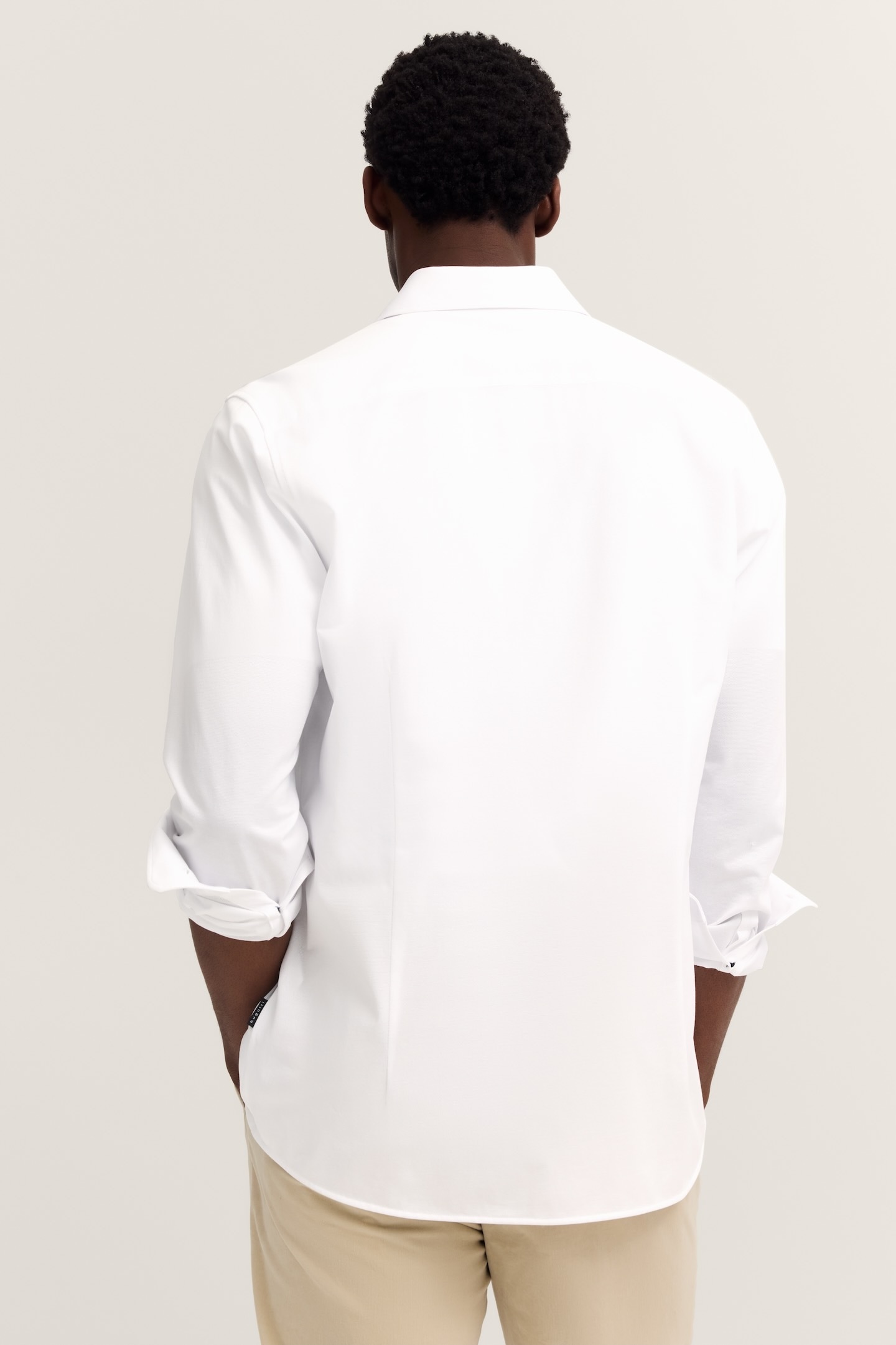 bugatti Chemise à manches longues »Modern Fit« mit Kent-Kragen und Stretch-Funktion