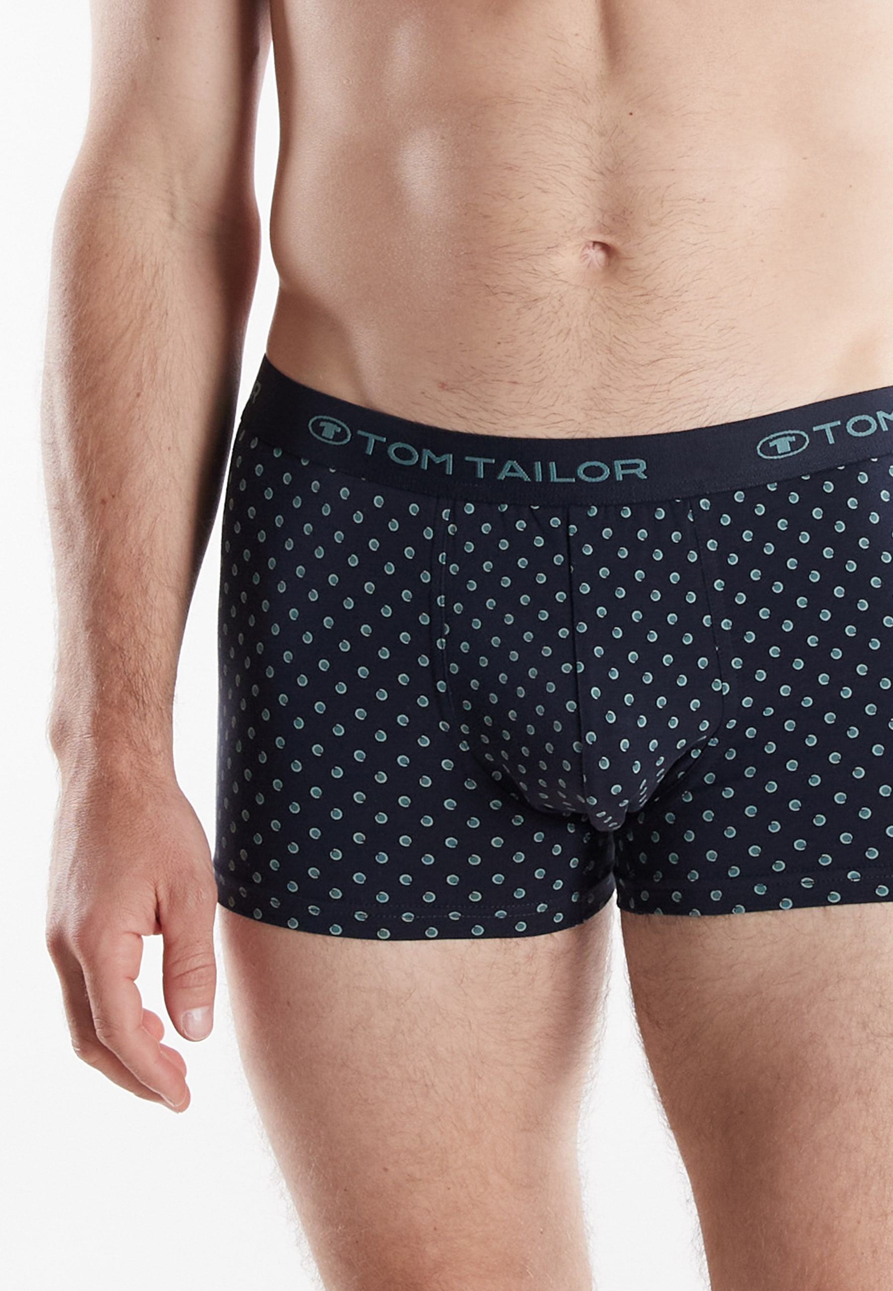 TOM TAILOR Pantalon rétro »Buffer« 3er Pack,  bequem, eng, mit Logobund, mit Print, Baumwollmix