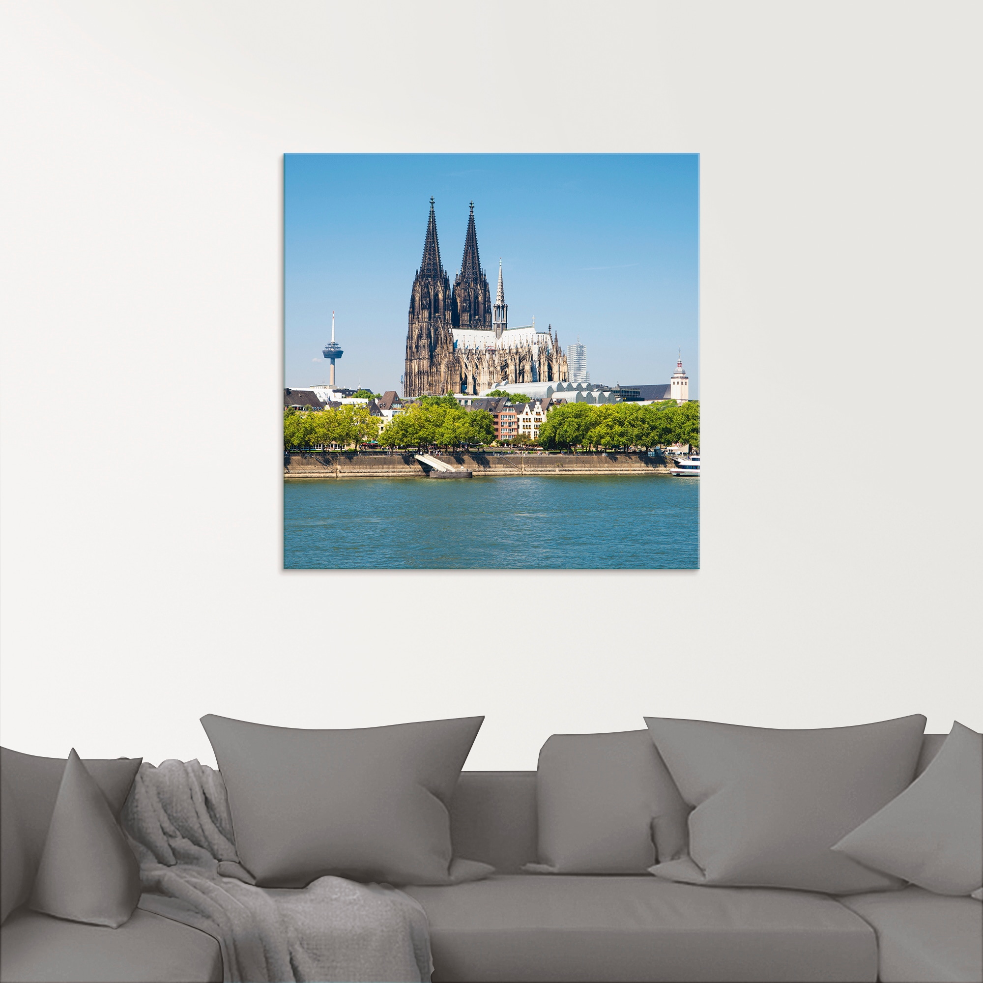 Artland Glasbild »Kölner Dom« Gebäude 1 Stk. tlg. in verschiedenen Grössen