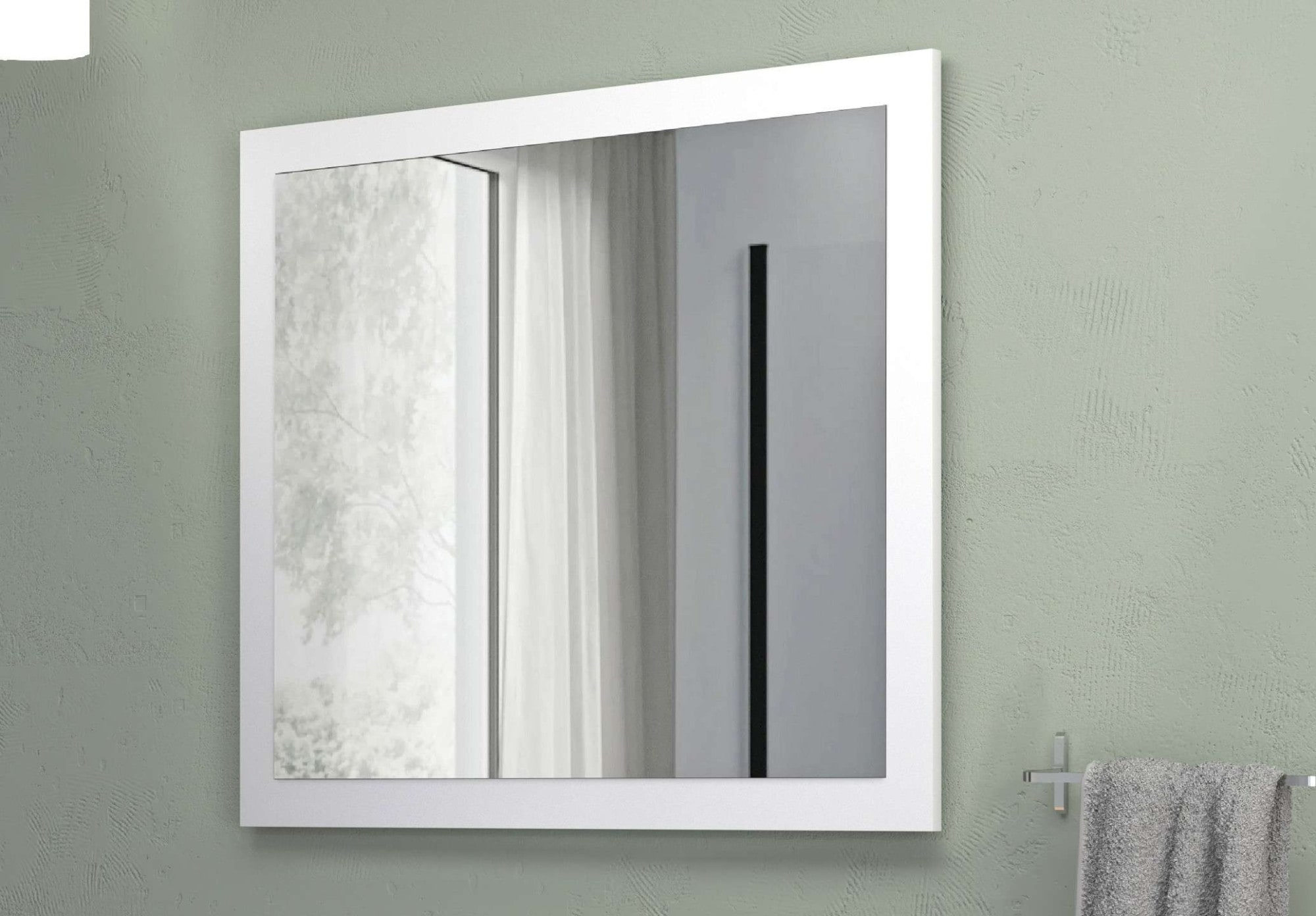 welltime Miroir de salle de bain »Garda, Waschbeckenunterschrank,Breite 80 cm,Waschtisch« Breite 80 cm- Passend zur Serie Garda