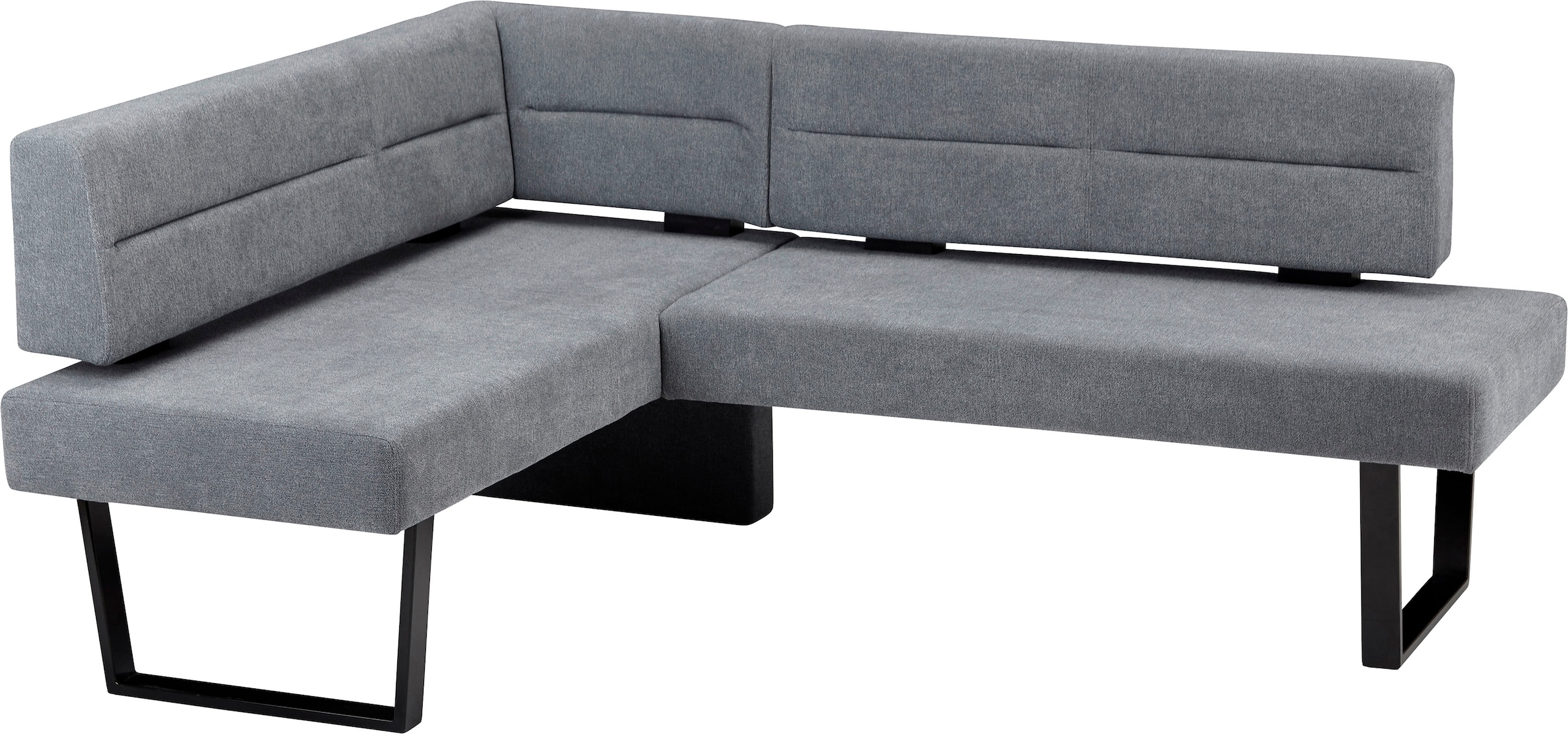 massivline&more Banc d'angle »Martina« design moderne, structure en métal massif