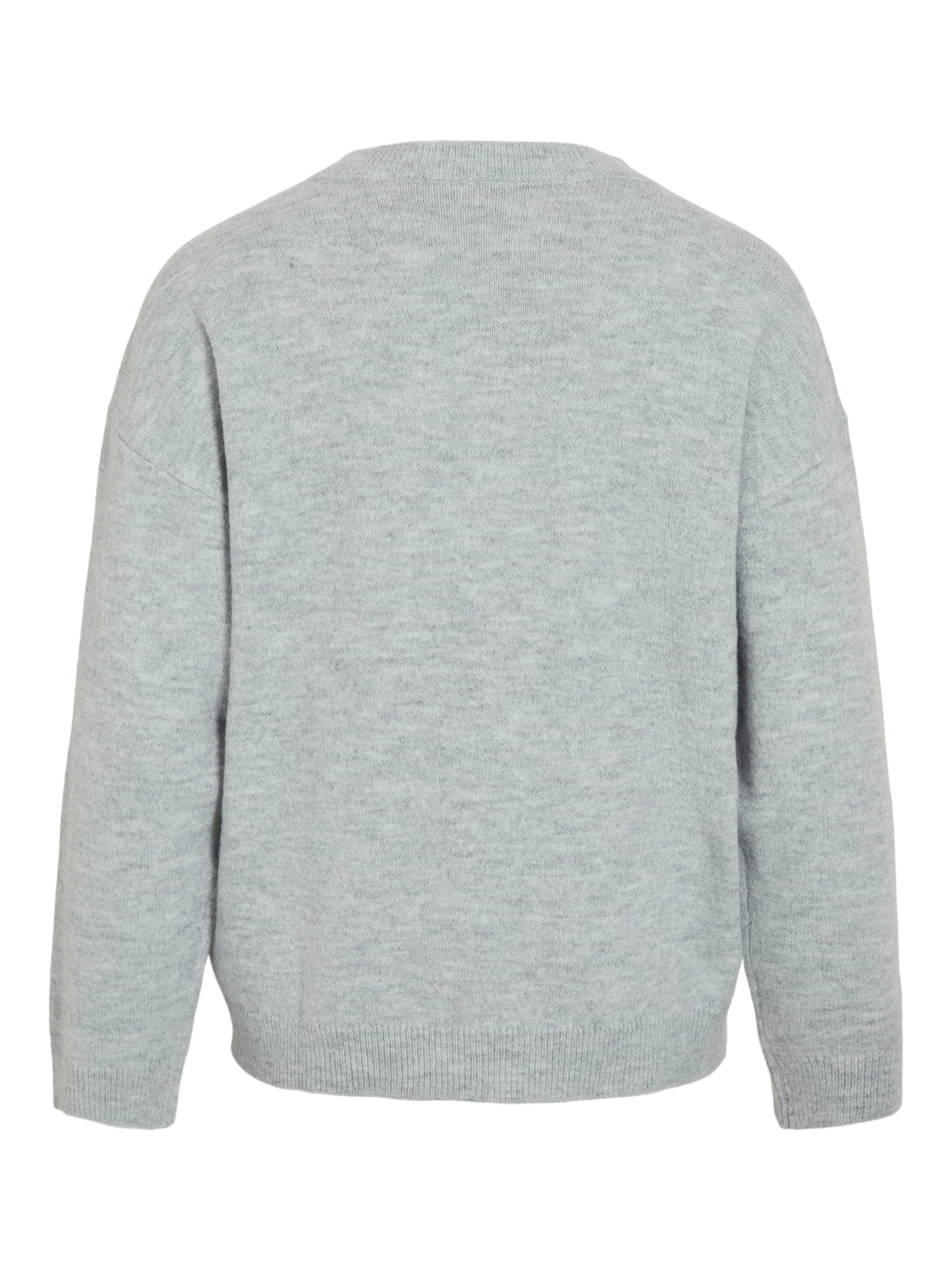 Vila Pull en tricot »VILIGA L/S O-NECK KNIT TOP - NOOS« Materialmix, relaxed fit