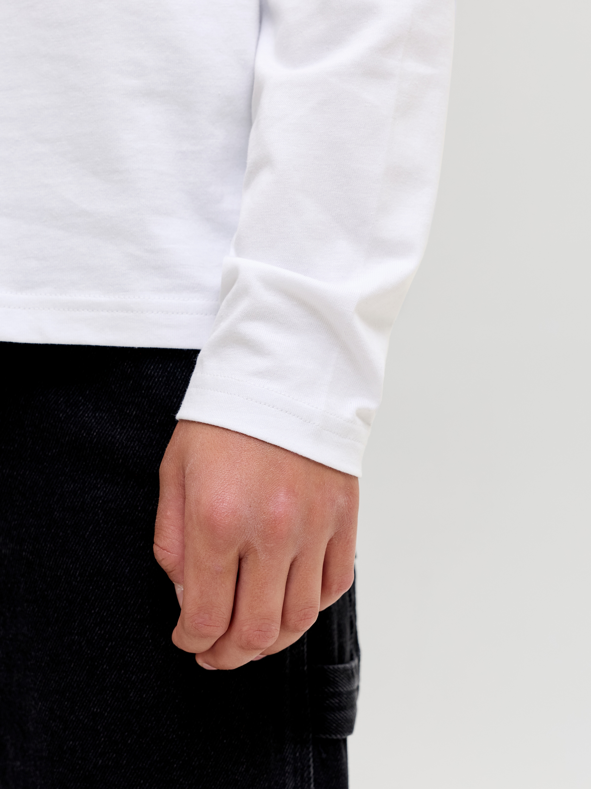 Jack & Jones Junior T-Shirt »JJEORGANIC RLX TEE LS O-NECK NOOS JNR« Baumwolle,