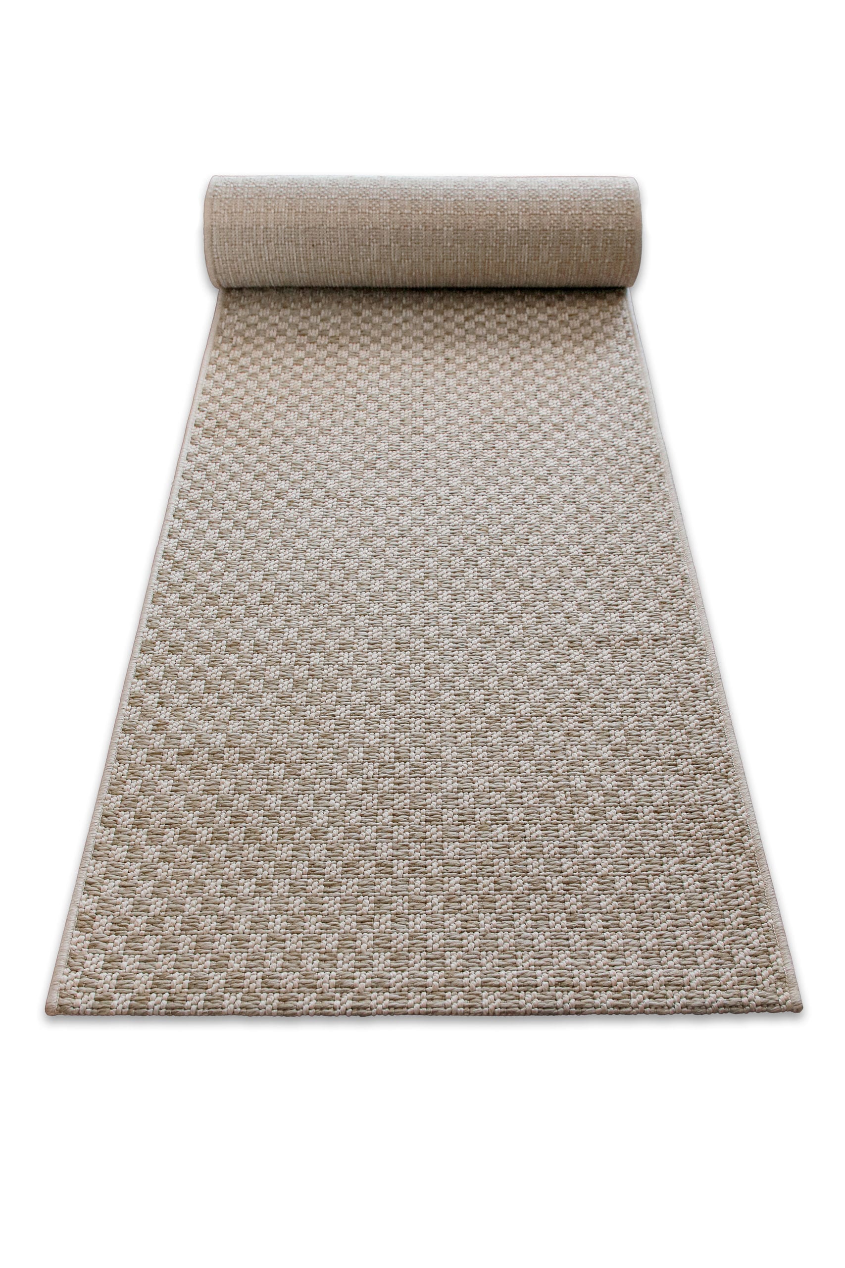 Wecon home Chemin de table »Miami South Beach« Rectangulaire 5 mm Höhe In- & Outdoor Teppich, wetterfest, kariert, Balkon, pflegeleicht