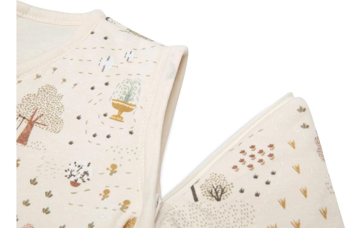 Jollein Sac de couchage pour bébé »Tiny Park 90 cm« Sac de couchage doublé avec manches amovibles