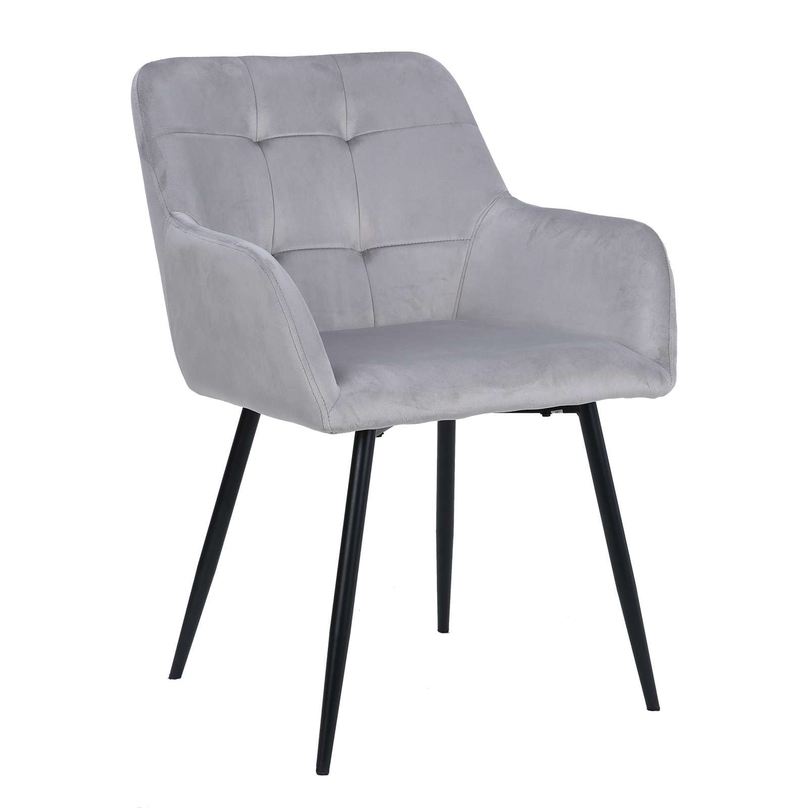 GOODproduct Chaise de salle à manger »Bostony« () 2 cuisgepolsterte Rückenlehne, Armlehne und Sitzfläche, Sitzhöhe 49 cm